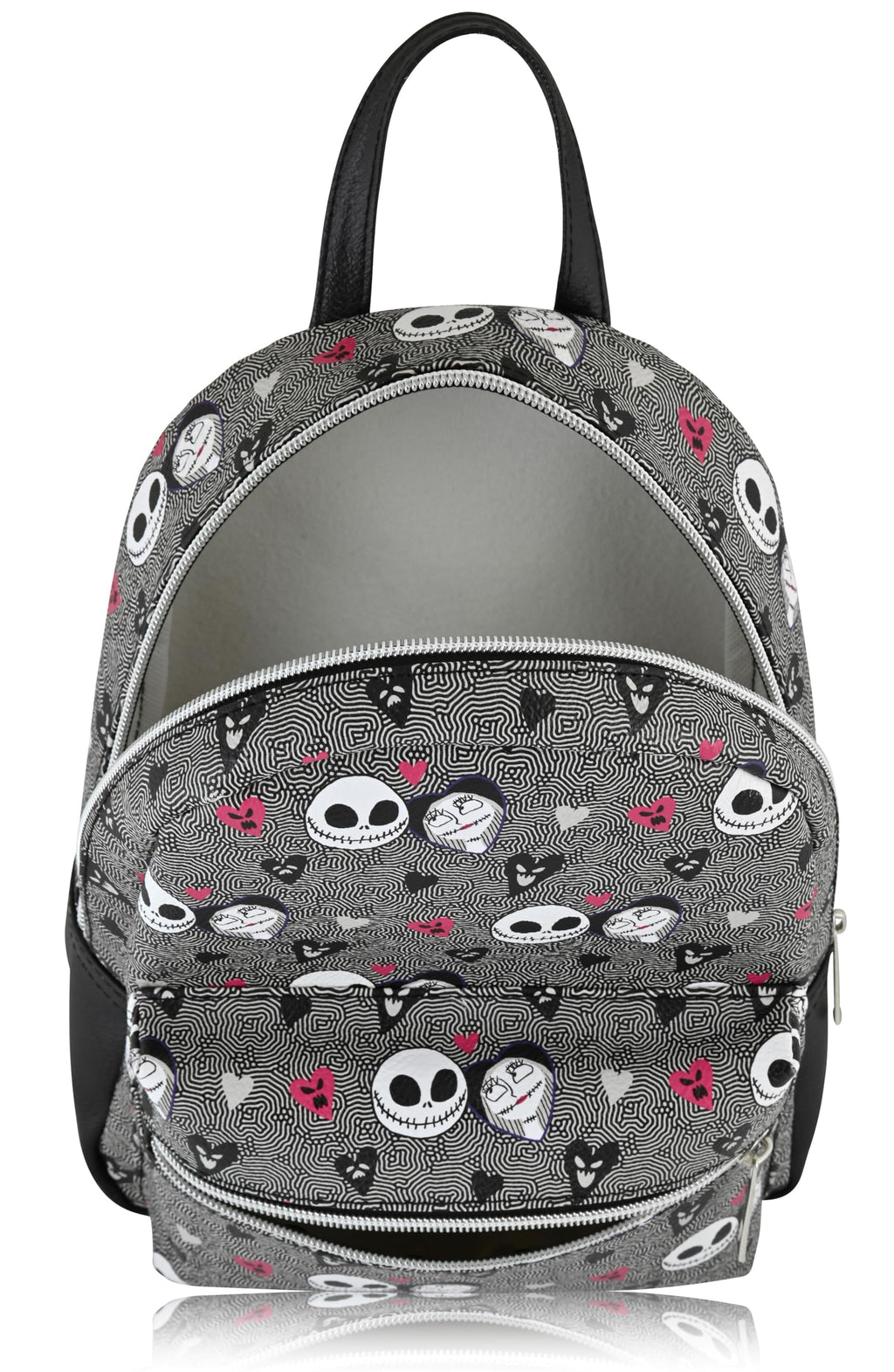 Disney Nightmare Before Christmas Backpack for Men, Women, Unisex | Cute PU Leather 10" Jack Skellington Mini Backpack Purse