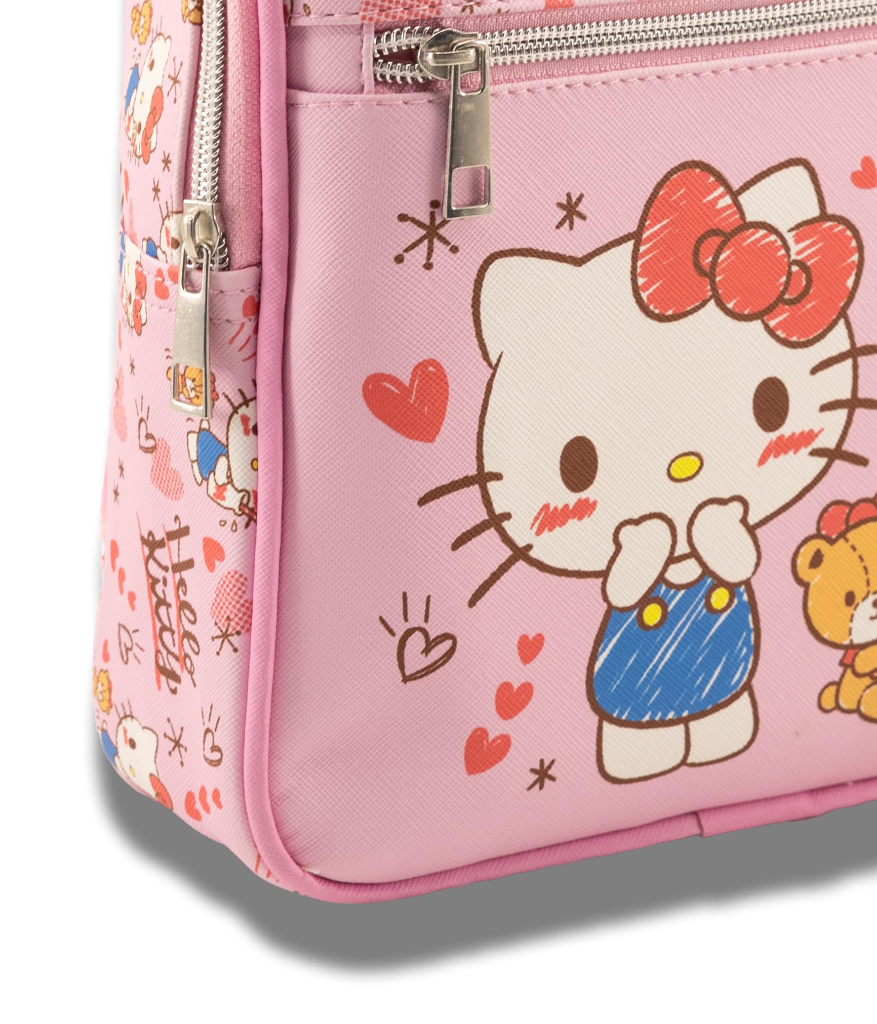 Fast Forward Sitch, Hello Kitty or Bluey Mini Backpack for Kids & Adults | 10" PU Leather Bluey Backpack Purse