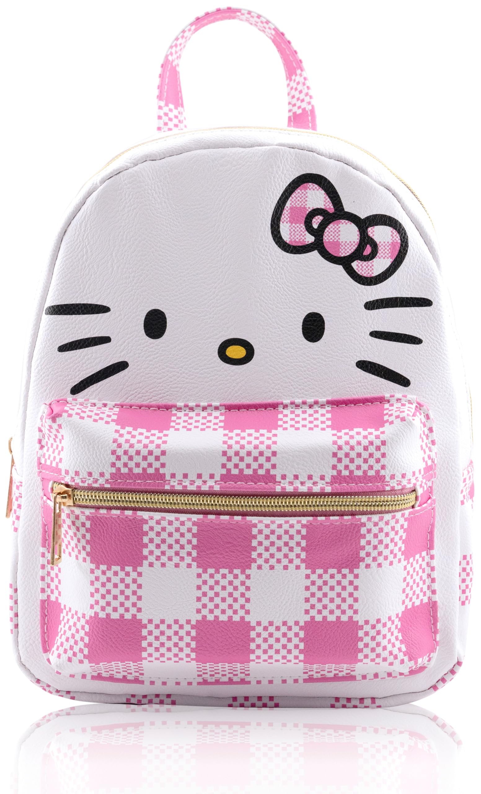 Fast Forward Sanrio Hello Kitty Backpack for Women, Men, Unisex | 10" PU Leather Mini Backpack Purse | Hello Kitty Accessory
