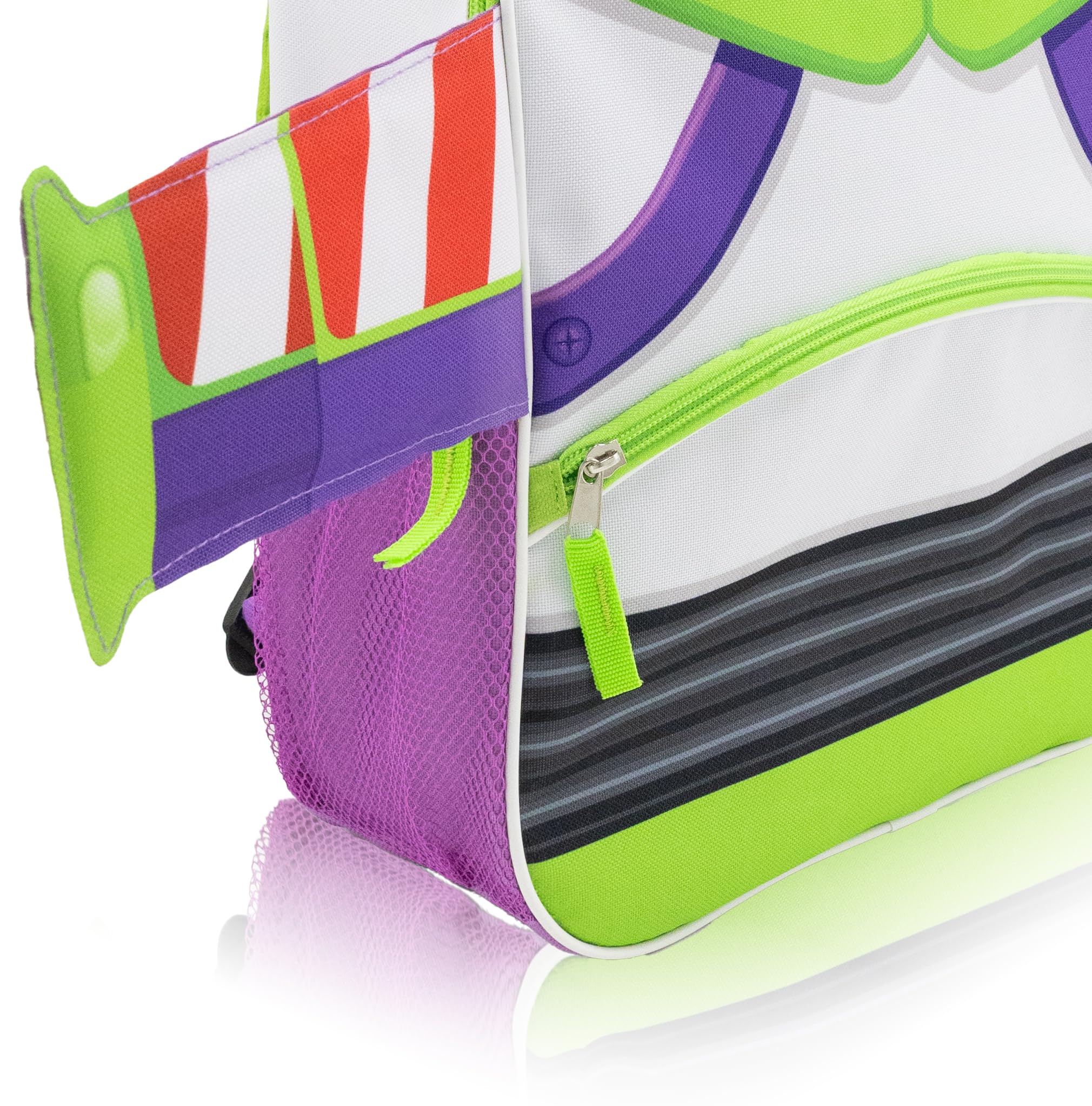 Disney Pixar Buzz Lightyear Backpack for Kids | Toy Story School Bookbag with Front Pocket, Padded Straps & Wing Appliques | Lightweight Travel Backpack for Boys, Girls, or Teens | 16" | Ages 3+