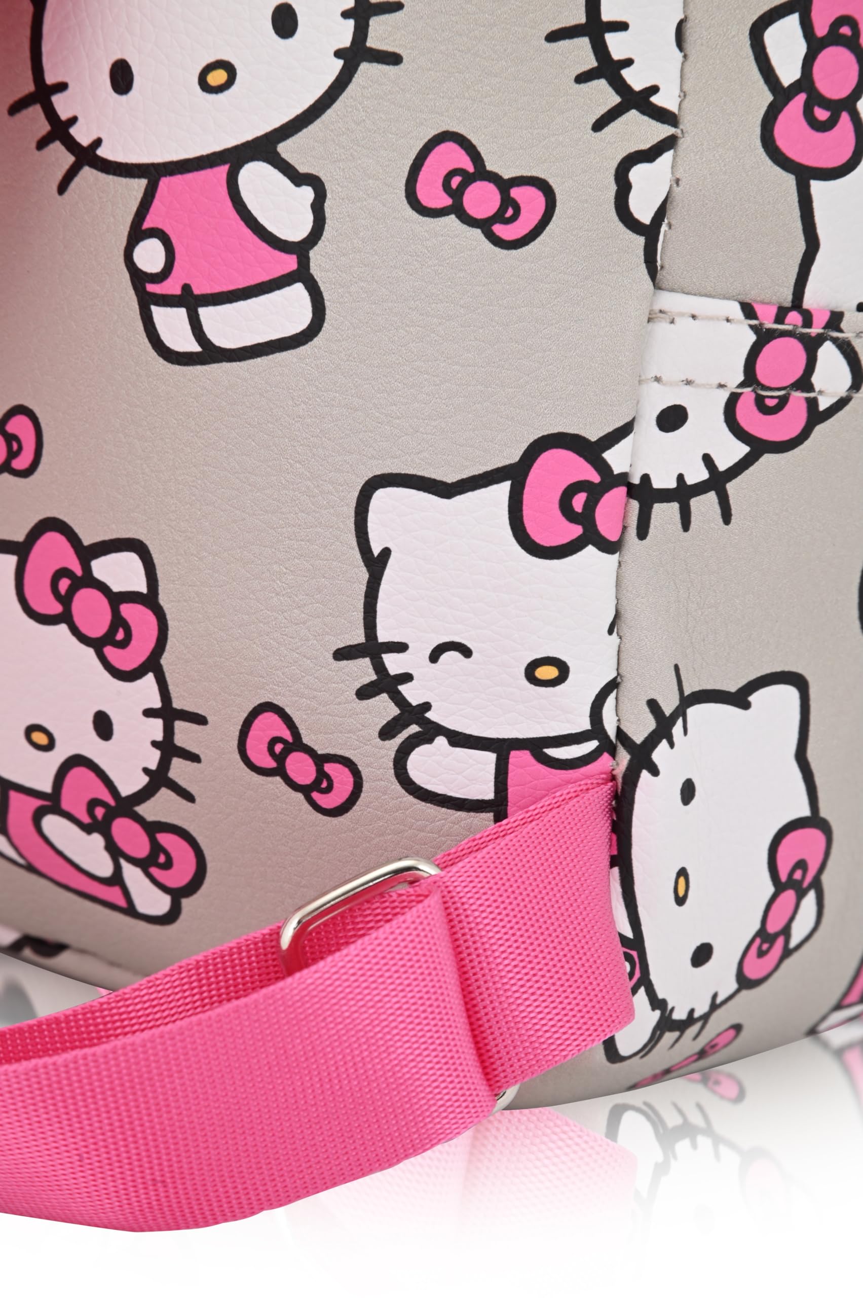 Fast Forward Sanrio Hello Kitty Backpack for Women, Men, Unisex | Cute PU Leather 10" Hello Kitty Mini Backpack Purse Shoulder Purse | Hello Kitty Bag and Hello Kitty Accessories