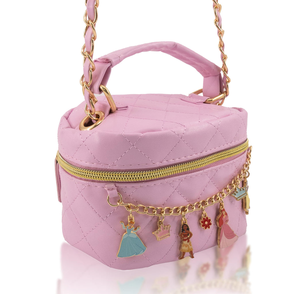 Fast Forward Sanrio Hello Kitty Cosmetic Bag for Women | Mini Hello Kitty PU Leather Crossbody Travel Toiletry Bag for Women | Make Up Travel Bag Makeup Bag