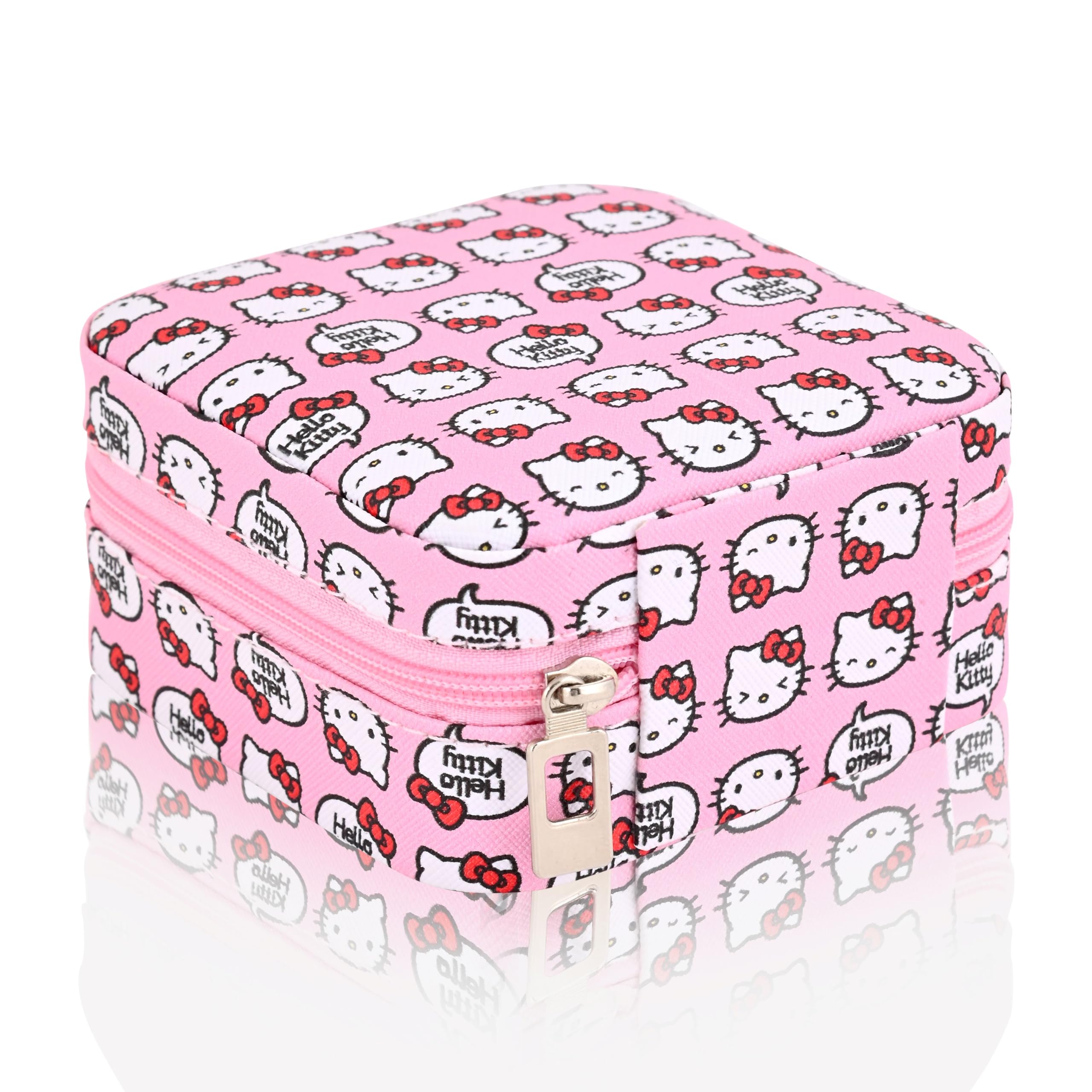 Fast Forward Sanrio Hello Kitty Jewelry Box for Women | Multiple Compartment Jewelry Organizer and Storage Jewelry Holder Gift Box