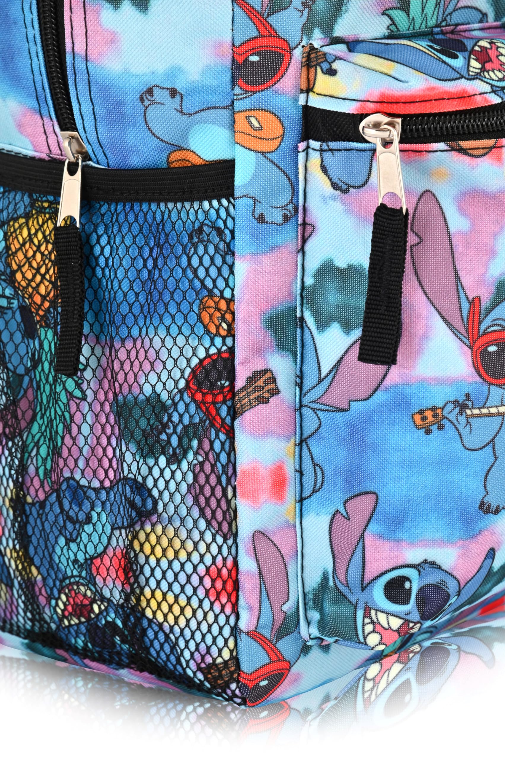 Fast Forward Disney Stitch School Backpack for Toddlers With Pencil Case | 16" Kids Bookbag for Boys, Girls, Unisex | LSCF84AR