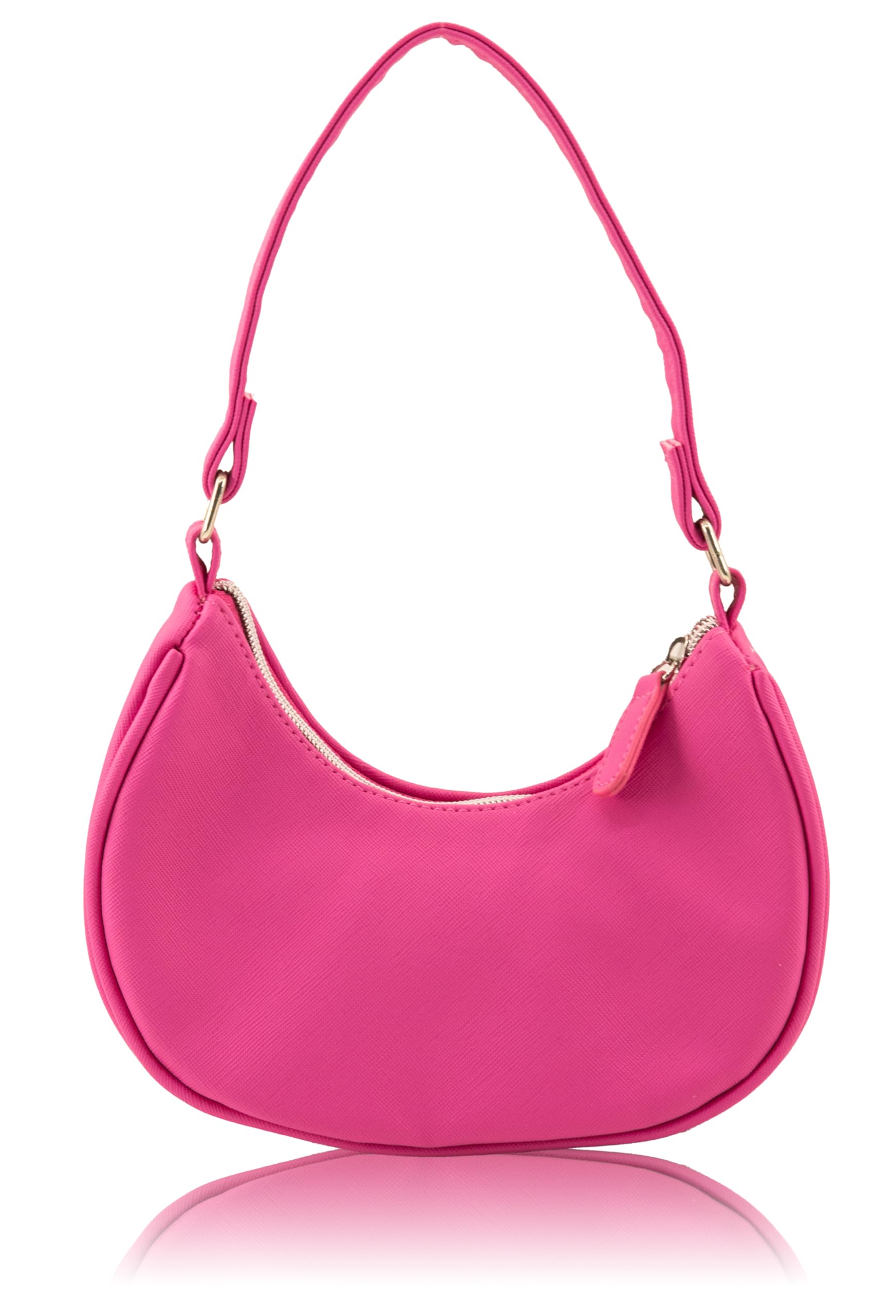 Fast Forward Sanrio Hello Kitty Hobo Handbag Purse for Girls | Crossbody Shoulder Bag with Adjustable Strap | Small PU Leather Toddler Preschool Handbag Everyday Tote Travel Mini Purse Ages 3+