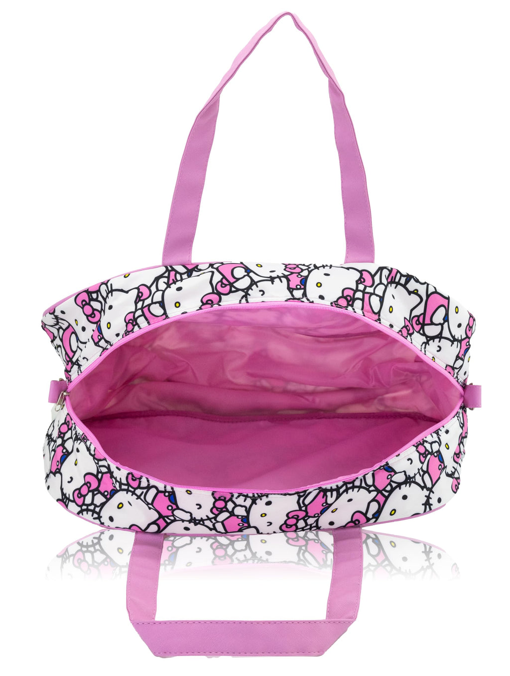 Stitch, Hello Kitty, Bluey or Spiderman Overnighter 10" Duffle Bag for Kids | Lightweight Travel Weekender Duffel for Girls and Women | Ages 3+