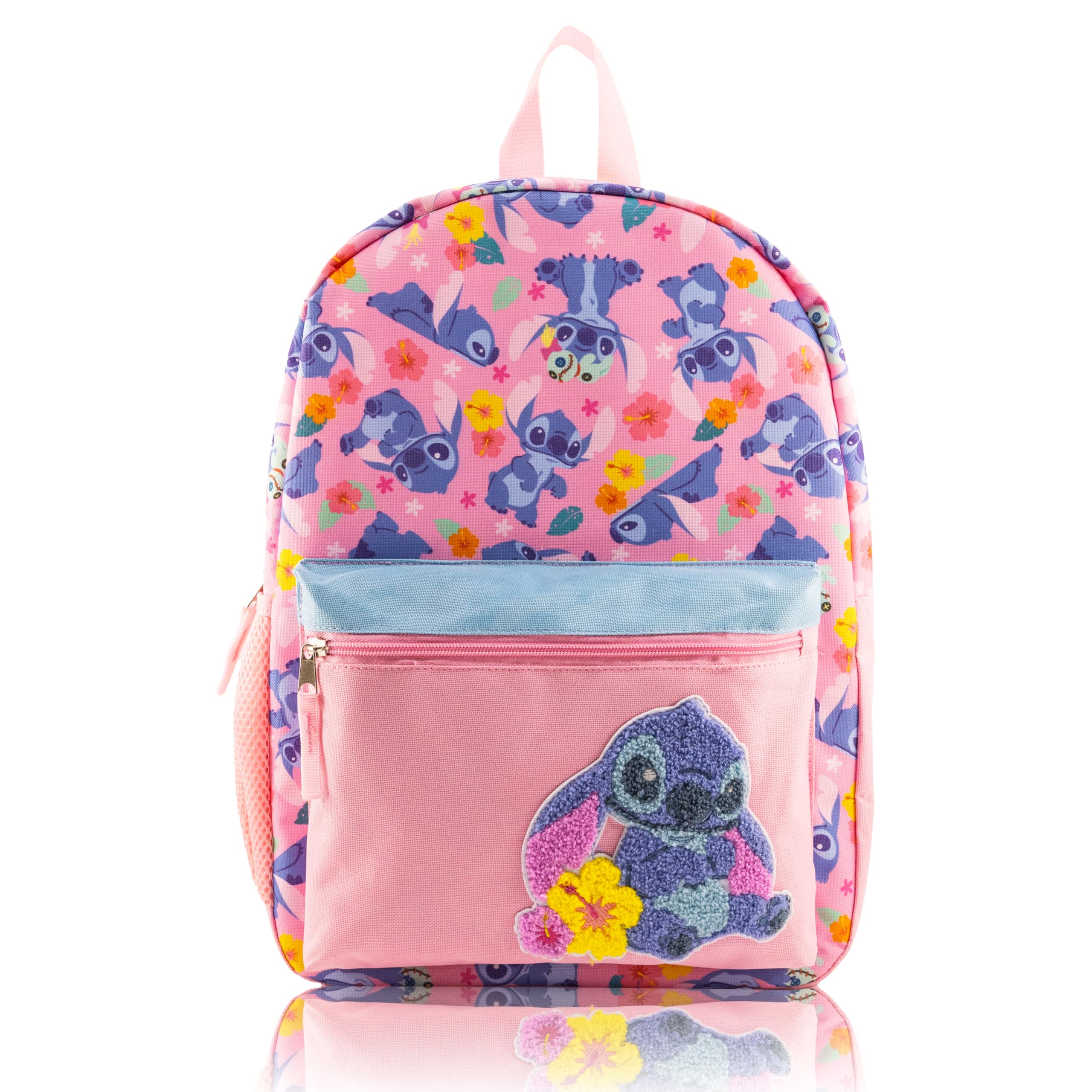 Fast Forward Hello Kitty, Bluey or Stitch Backpack for Kids | Embossed Print Bookbag for Girls, Boys, Unisex