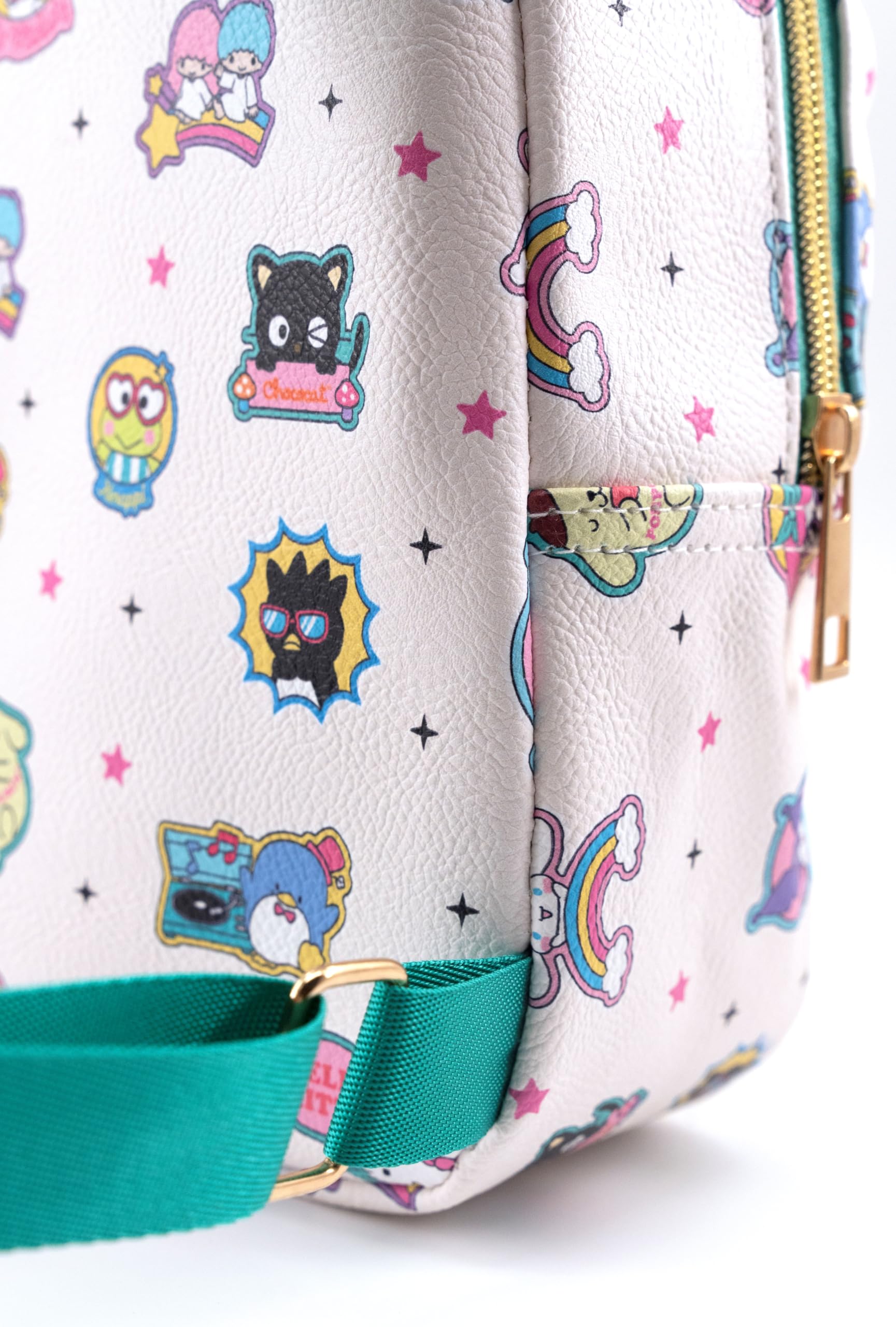 Fast Forward Sanrio Hello Kitty and Friends Backpack for Women, Men, Unisex | Cute PU Leather 10" Mini Backpack
