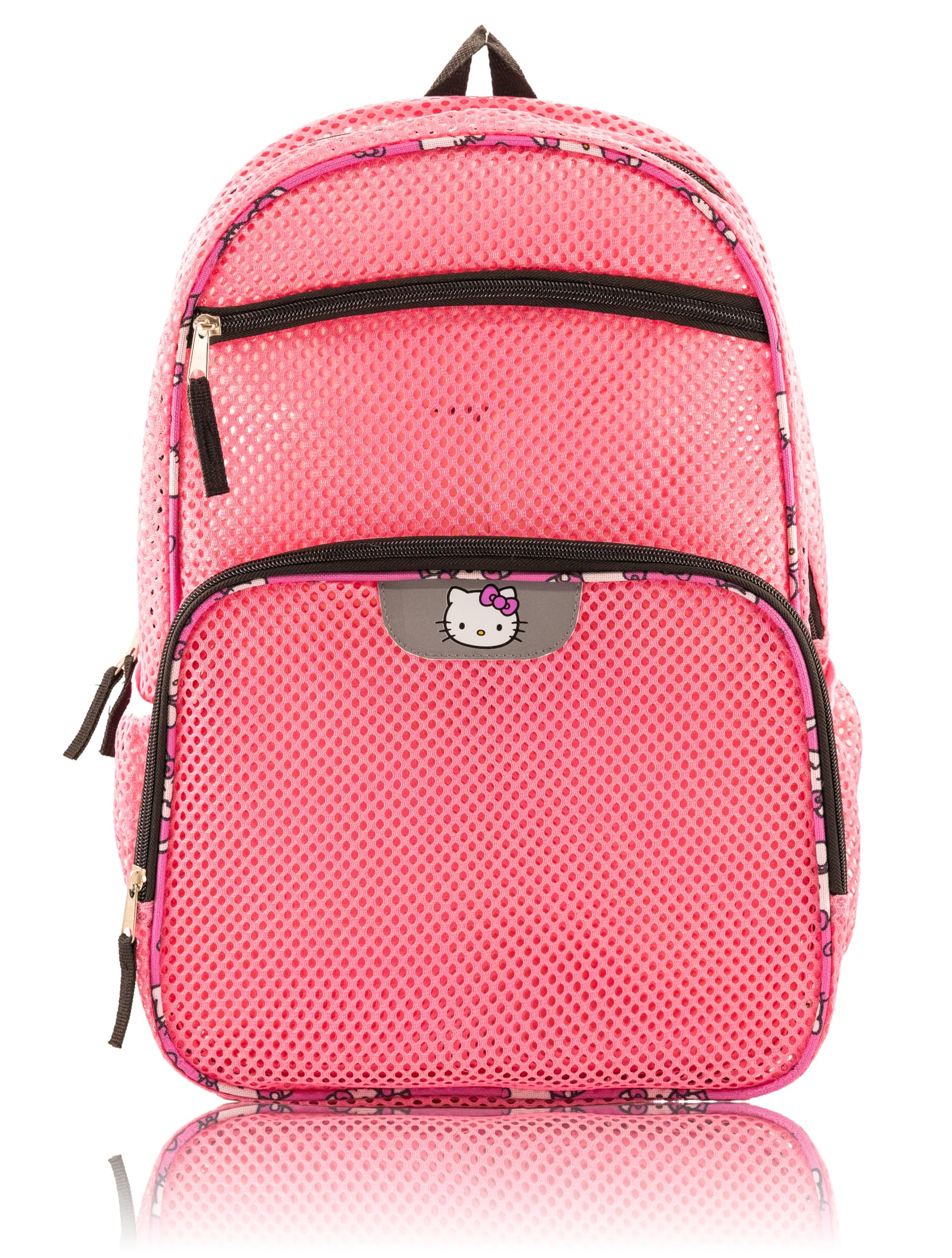 Fast Forward Bluey, Hello Kitty or Stitch Mesh Backpack for Kids | Bookbag for Girls, Boys, Unisex | Toddler Travel Bag