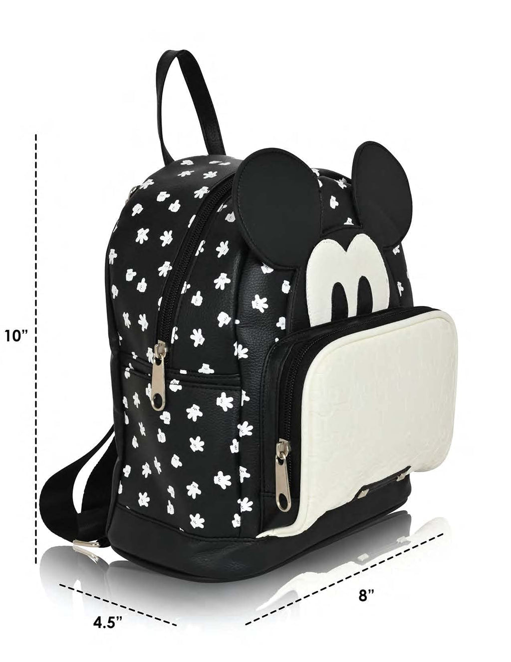 Mickey Mouse Premium Mini Backpack - Mickey Mouse Classic Double Strap 10 Inch Mini Backpack