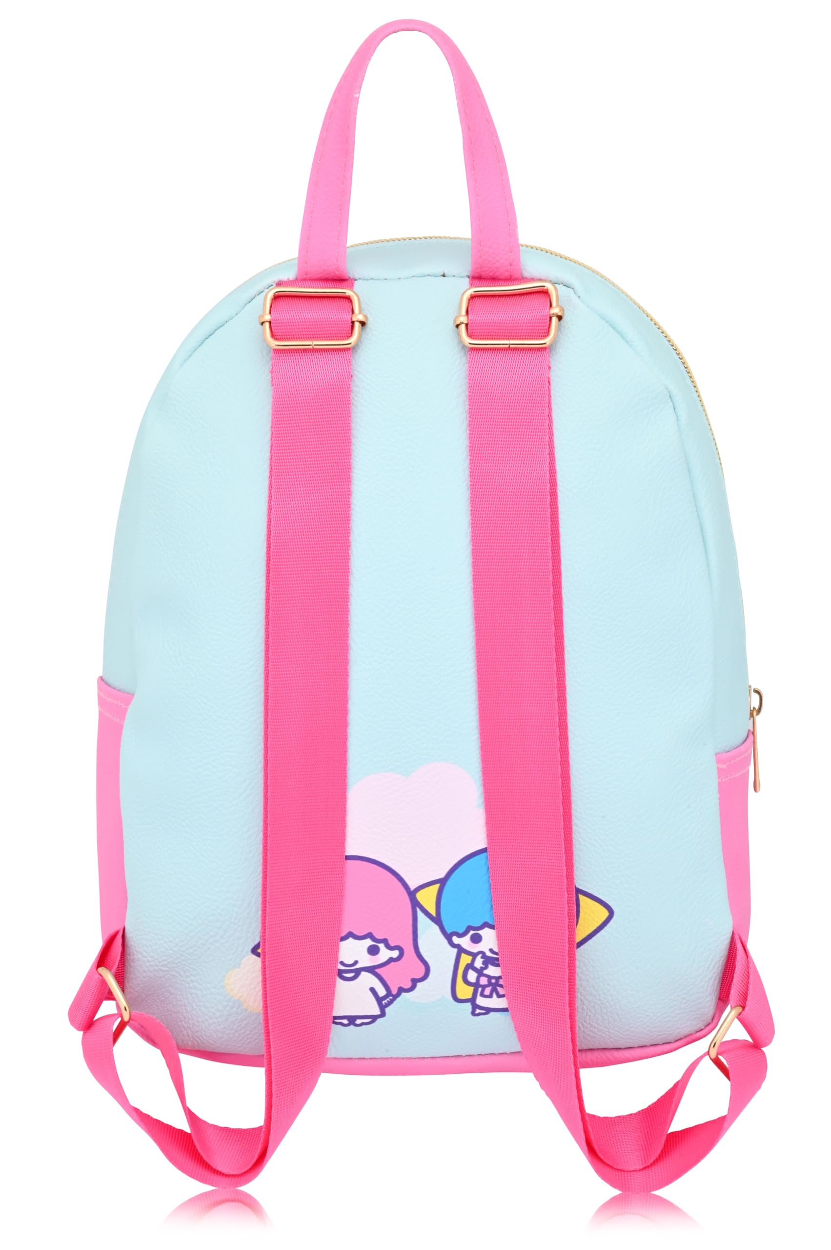 Fast Forward Sanrio Hello Kitty and Friends Backpack for Women, Men, Unisex | Cute PU Leather 10" Mini Backpack