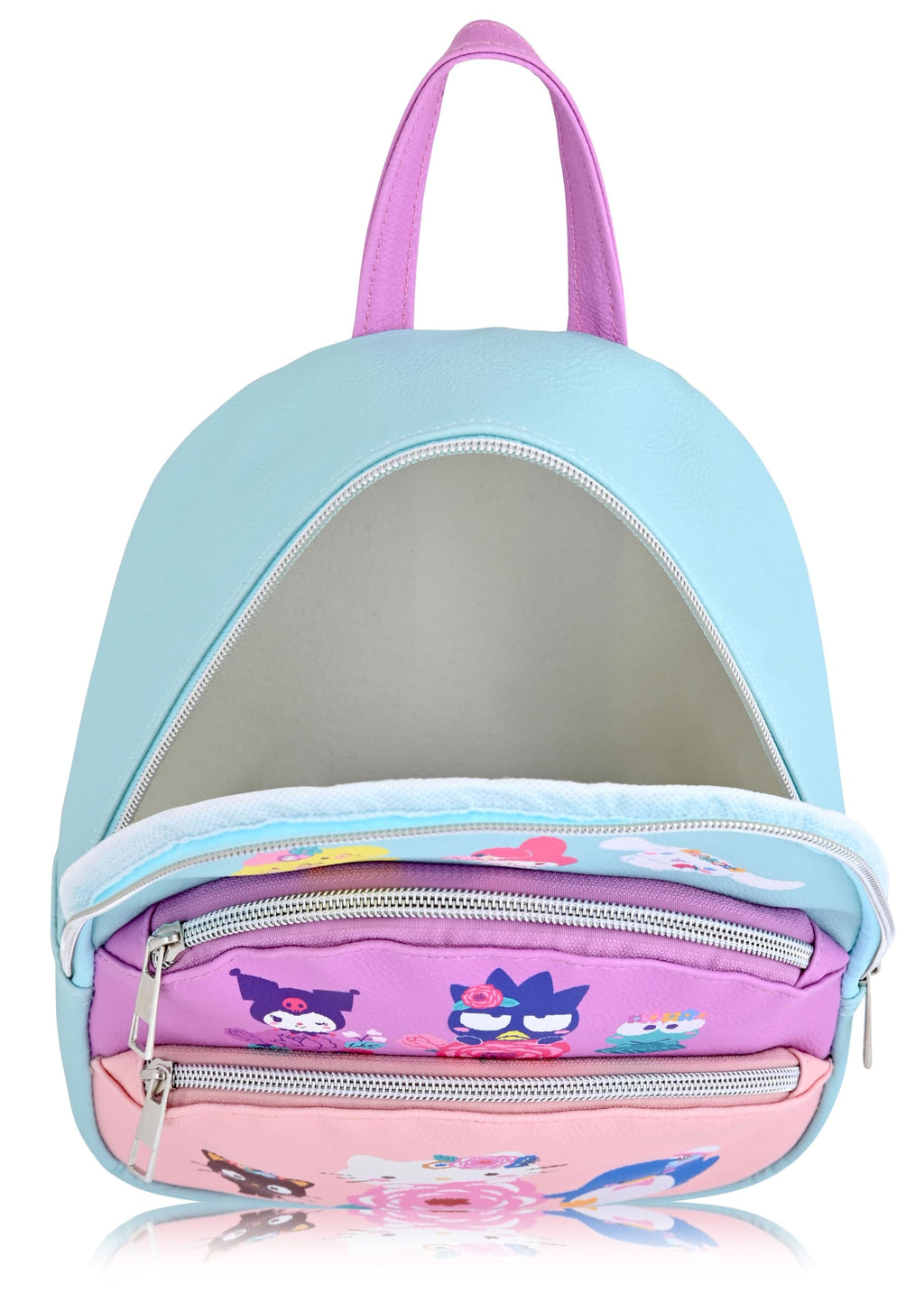 Fast Forward Sanrio Hello Kitty Backpack for Women, Men, Unisex | Cute PU Leather 10" Mini Backpack Purse