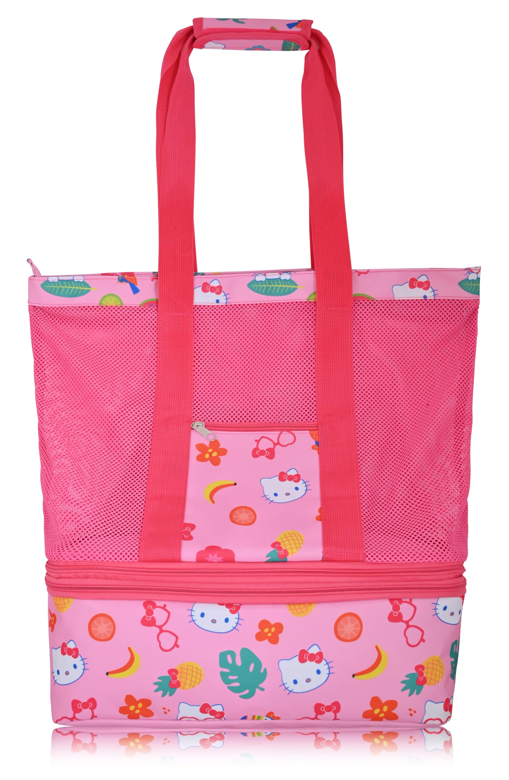 Fast Forward Hello Kitty, Stitch or Minnie Mouse Beach Bag Tote Bag For Women | Beach Tote Travel Bag for Adults