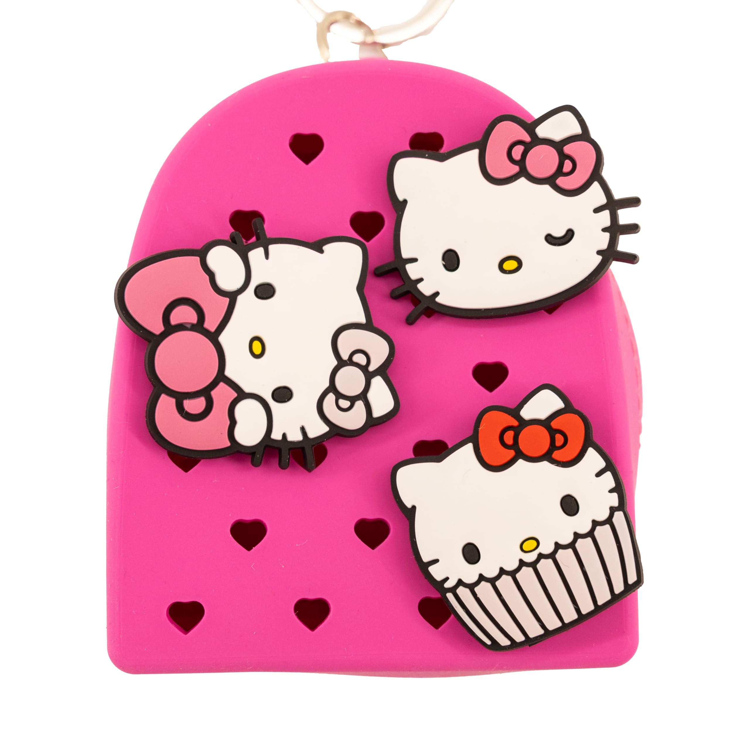 Disney Stitch, Hello Kitty or Bluey Keychain for Kids | Silicone Mini Backpack Zipper Pull Key Ring, Bag Charm