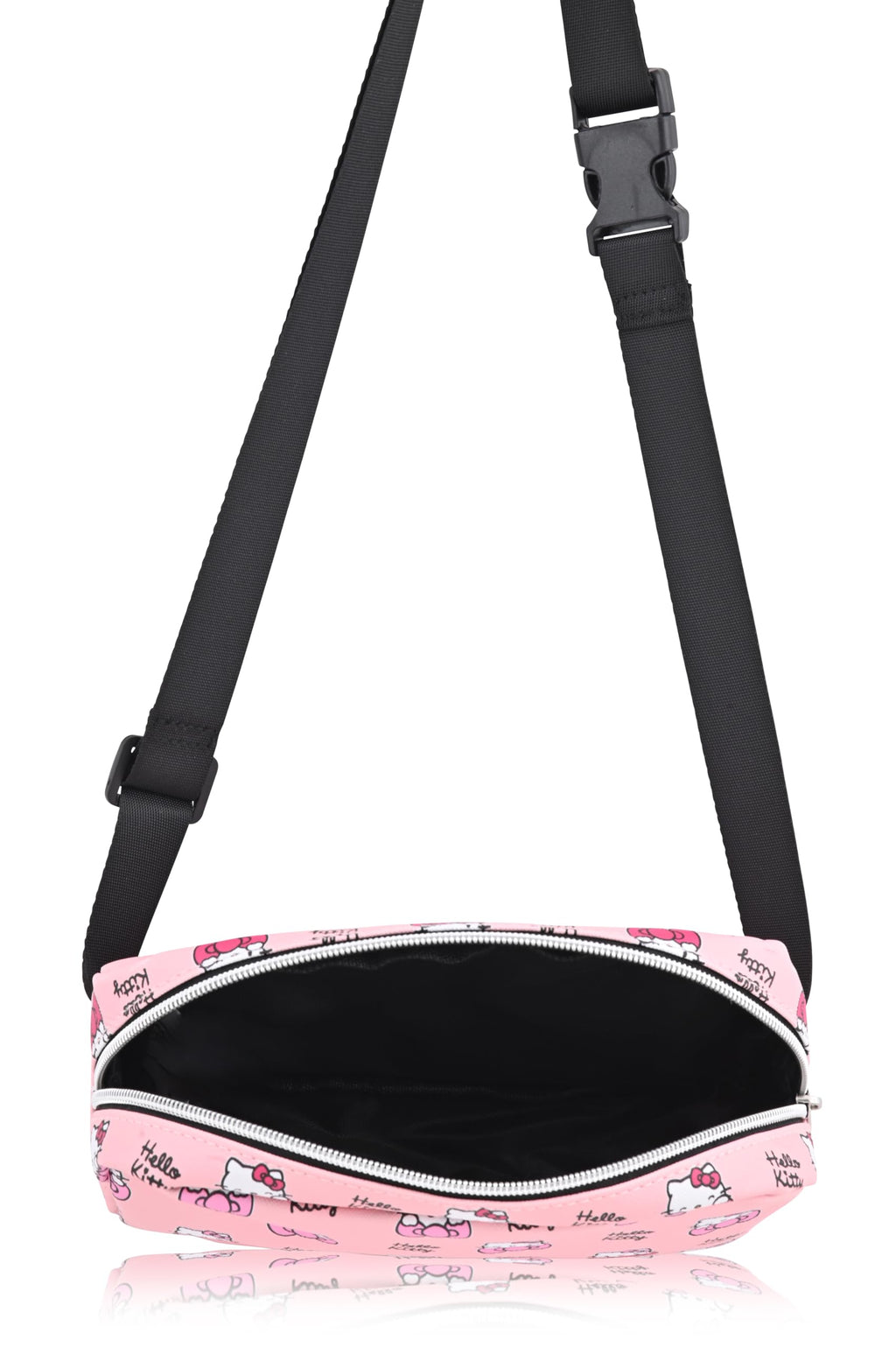 Sanrio Hello Kitty Crossbody Bags for Women | Travel Essentials for Women Fanny Pack Belt Bag with Buckle | Lightweight Travel Accessories Cross Body Bag