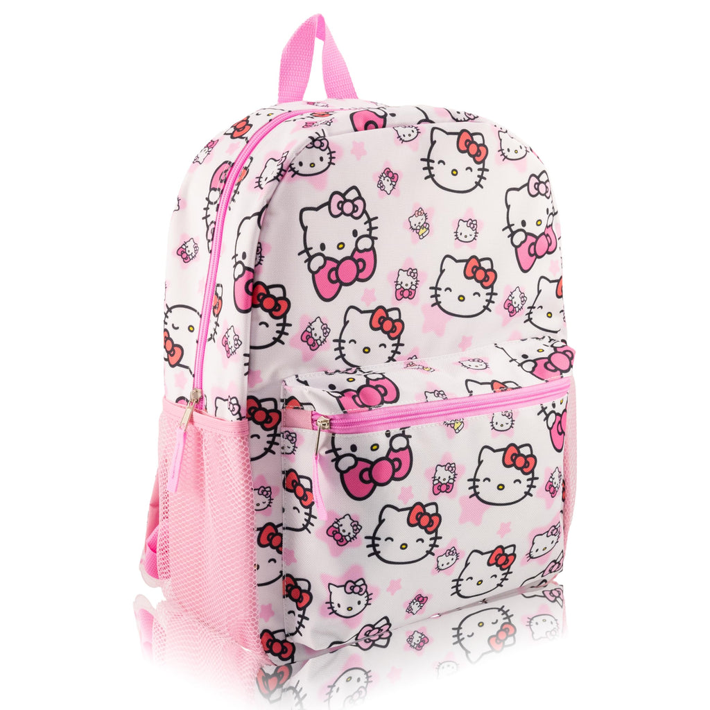 Fast Forward Hello Kitty, Bluey, Stitch or Strawberry Shortcake Backpack for Kids | Classic Bookbag for Girls, Boys, Unisex