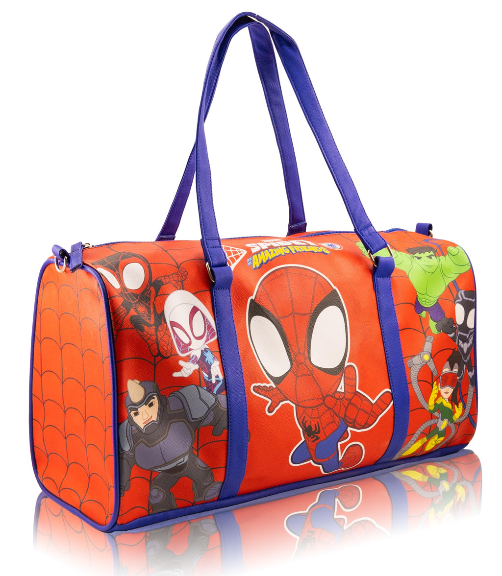 Stitch, Minnie, Mickey, Pooh, Harry Potter, or Jack Skellington 16" Leather Mini Travel Bag, Duffle Bag, Overnight Bag