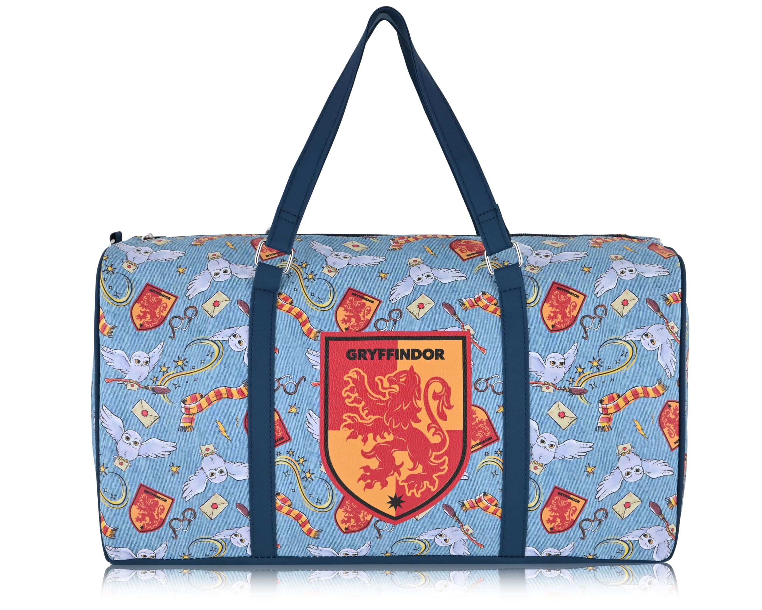 Stitch, Minnie, Mickey, Pooh, Harry Potter, or Jack Skellington 16" Leather Mini Travel Bag, Duffle Bag, Overnight Bag