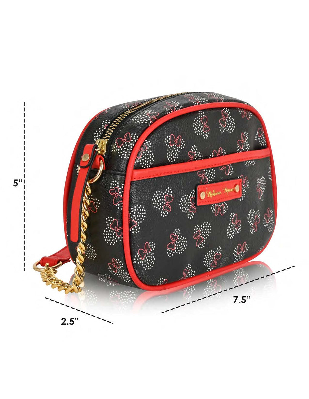 Minnie Mouse Camera Bag Purse - Mickey & Minnie Mouse Classic Premium Camera Bag Purse