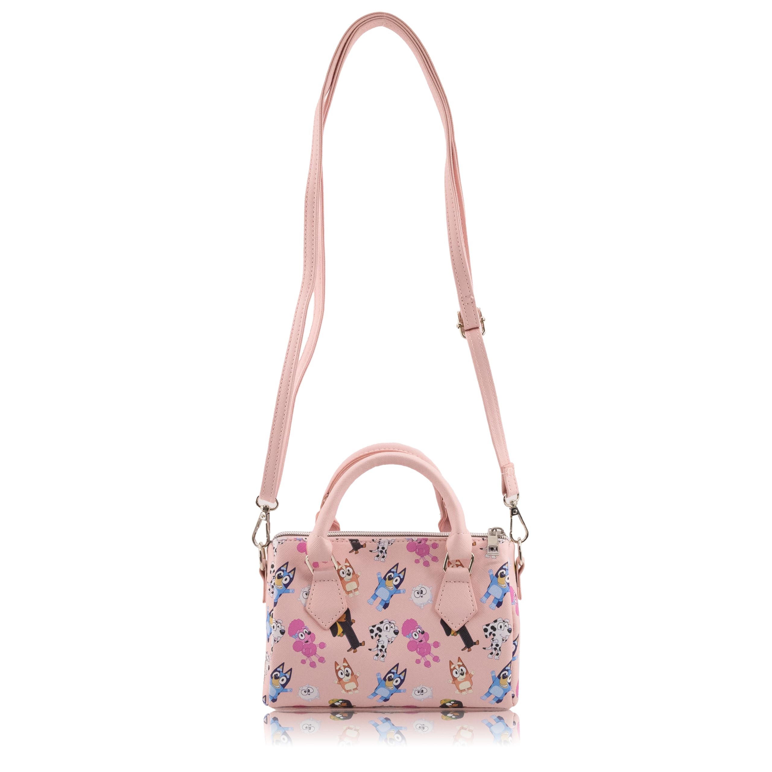 Stitch, Hello Kitty or Bluey 7" Mini Purse Crossbody Handbag for Girls | Leather Women's Shoulder Handbag Satchel
