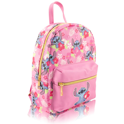 Disney Lilo and Stitch Backpack for Women, Men, Unisex | Cute PU Leather 10" Mini Backpack Purse | Stitch Bag & Accessories