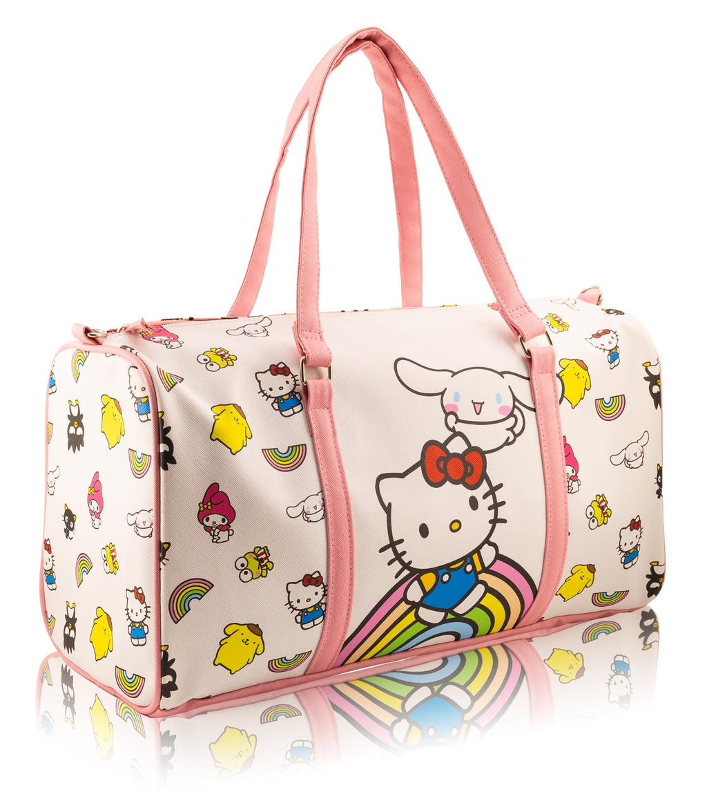 Stitch, Minnie, Mickey, Pooh, Harry Potter, or Jack Skellington 16" Leather Mini Travel Bag, Duffle Bag, Overnight Bag