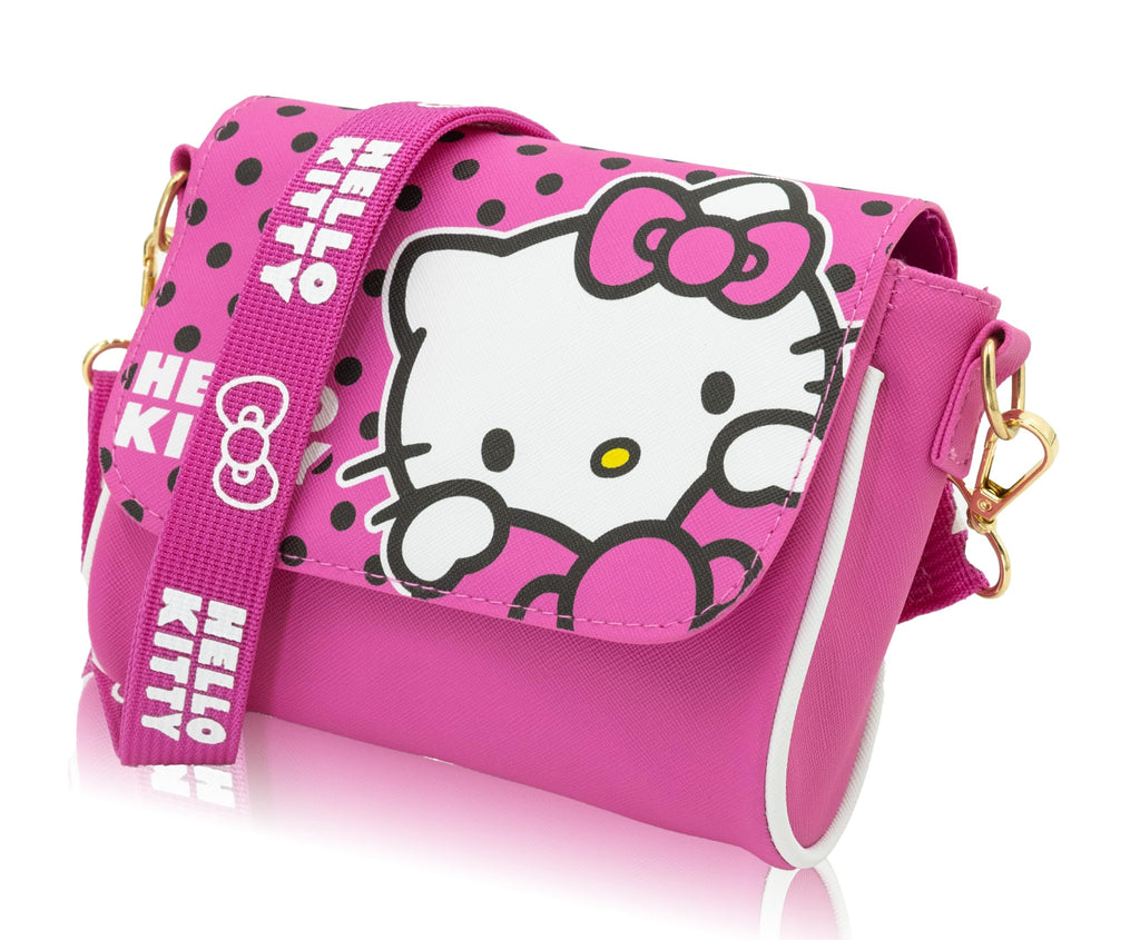 Fast Forward Stitch, Hello Kitty or Bluey Girls Purse | Small Crossbody Shoulder Bag with Adjustable Strap