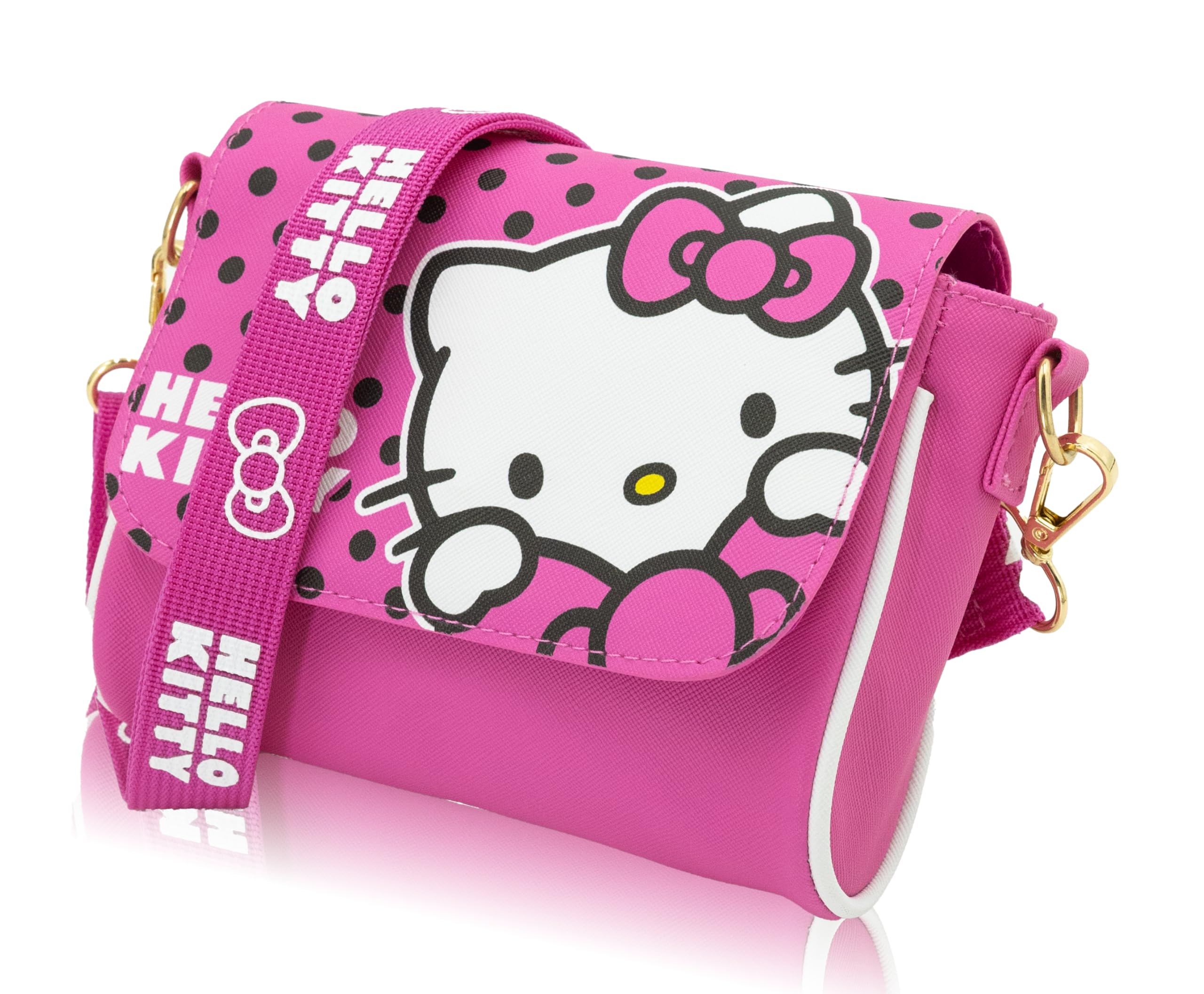 Fast Forward Stitch, Hello Kitty or Bluey Girls Purse | Small Crossbody Shoulder Bag with Adjustable Strap