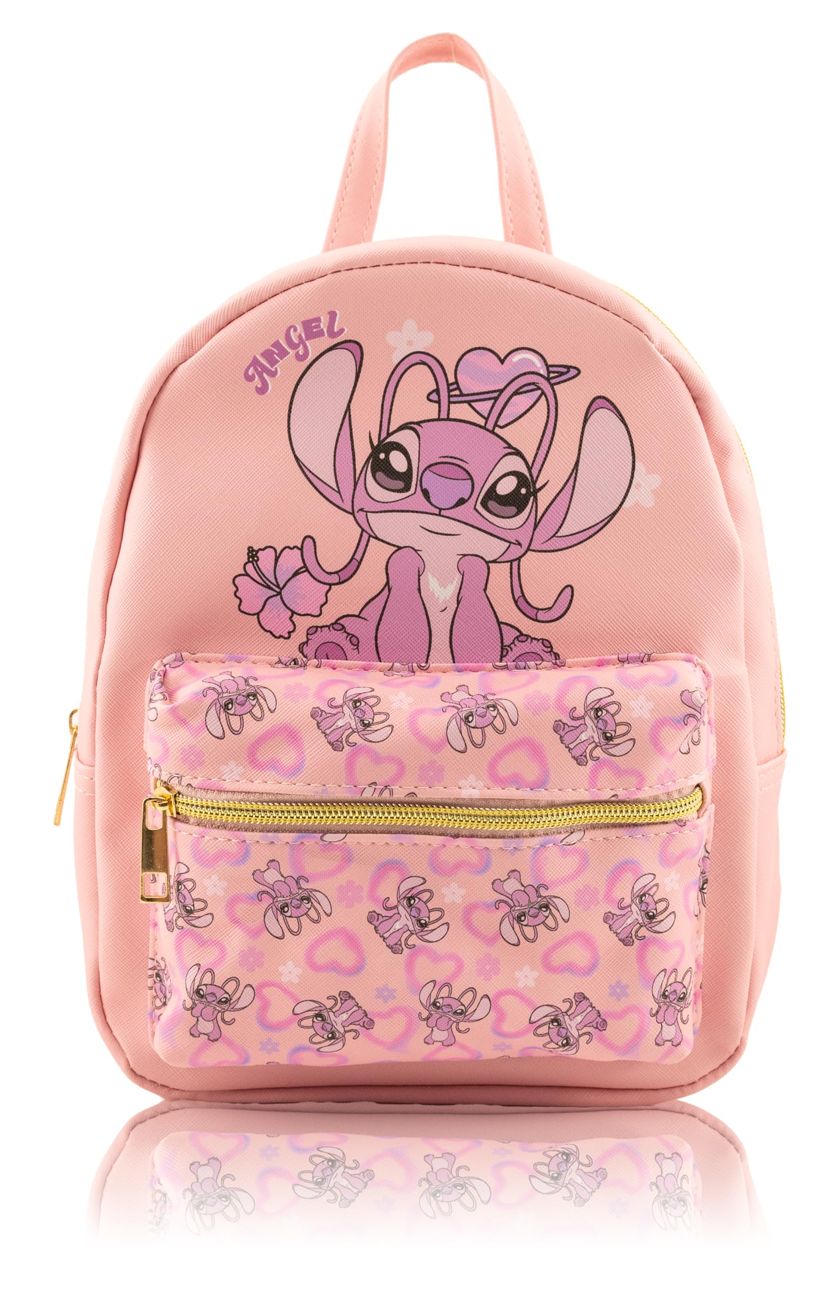 Disney Lilo and Stitch Backpack for Women, Men, Unisex | Cute PU Leather 10" Mini Backpack Purse | Stitch Bag & Accessories