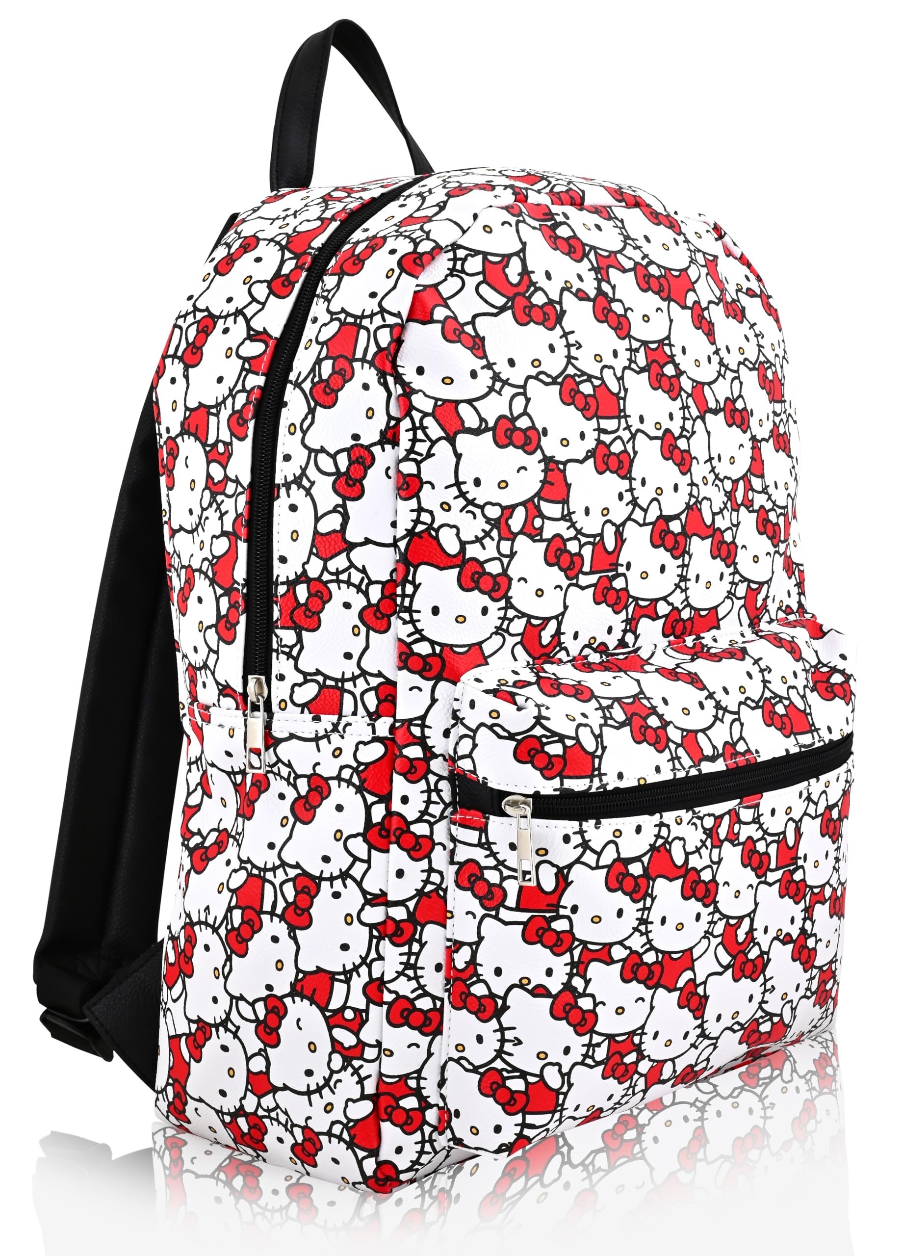 Hello Kitty, Stitch, Princess, Care Bears or Mickey Mouse Backpack for Women, Men, Unisex | Cute PU Leather Large Backpack