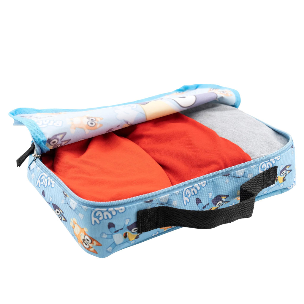 Bluey, Minnie Mouse or Spiderman Packing Cubes for Travel | Travel Accessories Travel Bags Luggage Organizer for Boys, Girls, Unisex