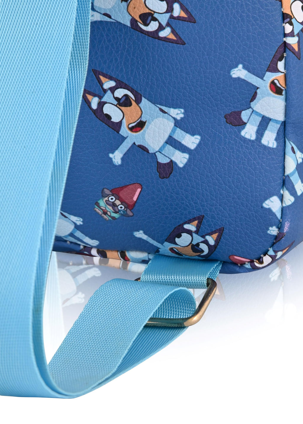 Fast Forward Bluey Mini Backpack for Kids & Adults | 10" PU Leather Backpack Purse | Toddler Travel Bag, Small Bookbag