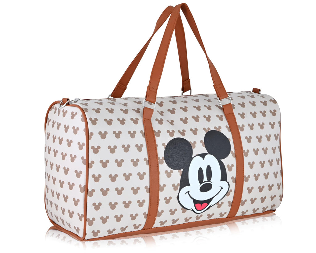 Stitch, Minnie, Mickey, Pooh, Harry Potter, or Jack Skellington 16" Leather Mini Travel Bag, Duffle Bag, Overnight Bag