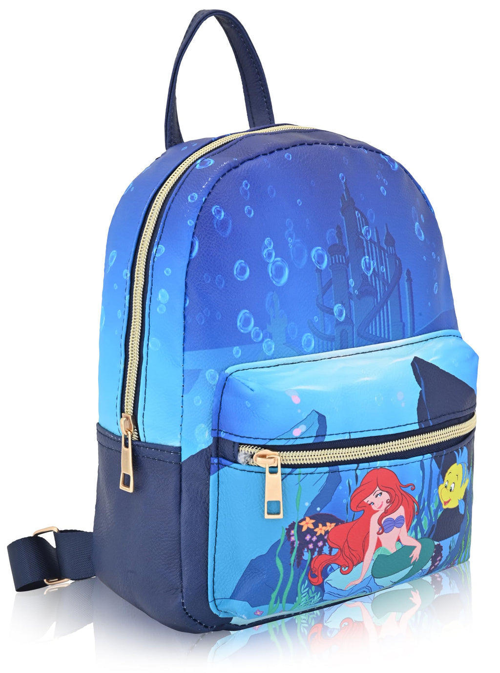 Disney Princess Backpack for Women, Men, Unisex | Cute PU Leather 10" Mini Backpack Purse | Princess Bag & Accessories