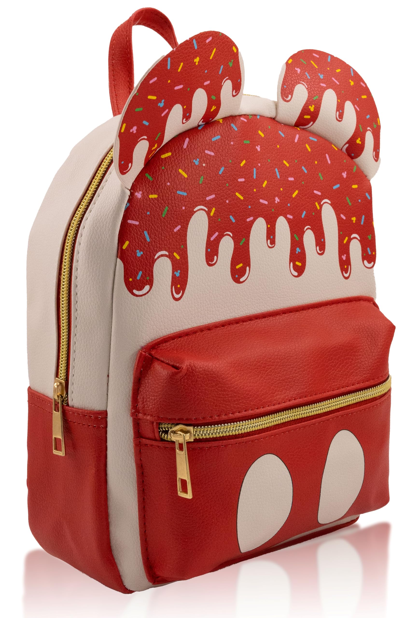 Disney Mickey Mouse Backpack for Women, Men, Unisex | Cute PU Leather 10" Mini Backpack Purse