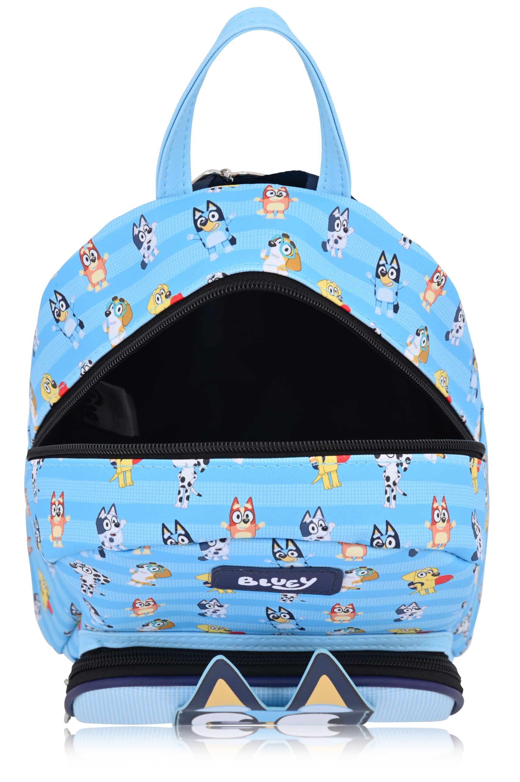Fast Forward Bluey Backpack for Boys, Girls, Women, Men, Unisex | Cute PU Leather 10" Mini Backpack Purse Shoulder Purse | Bluey Bag and Accessories