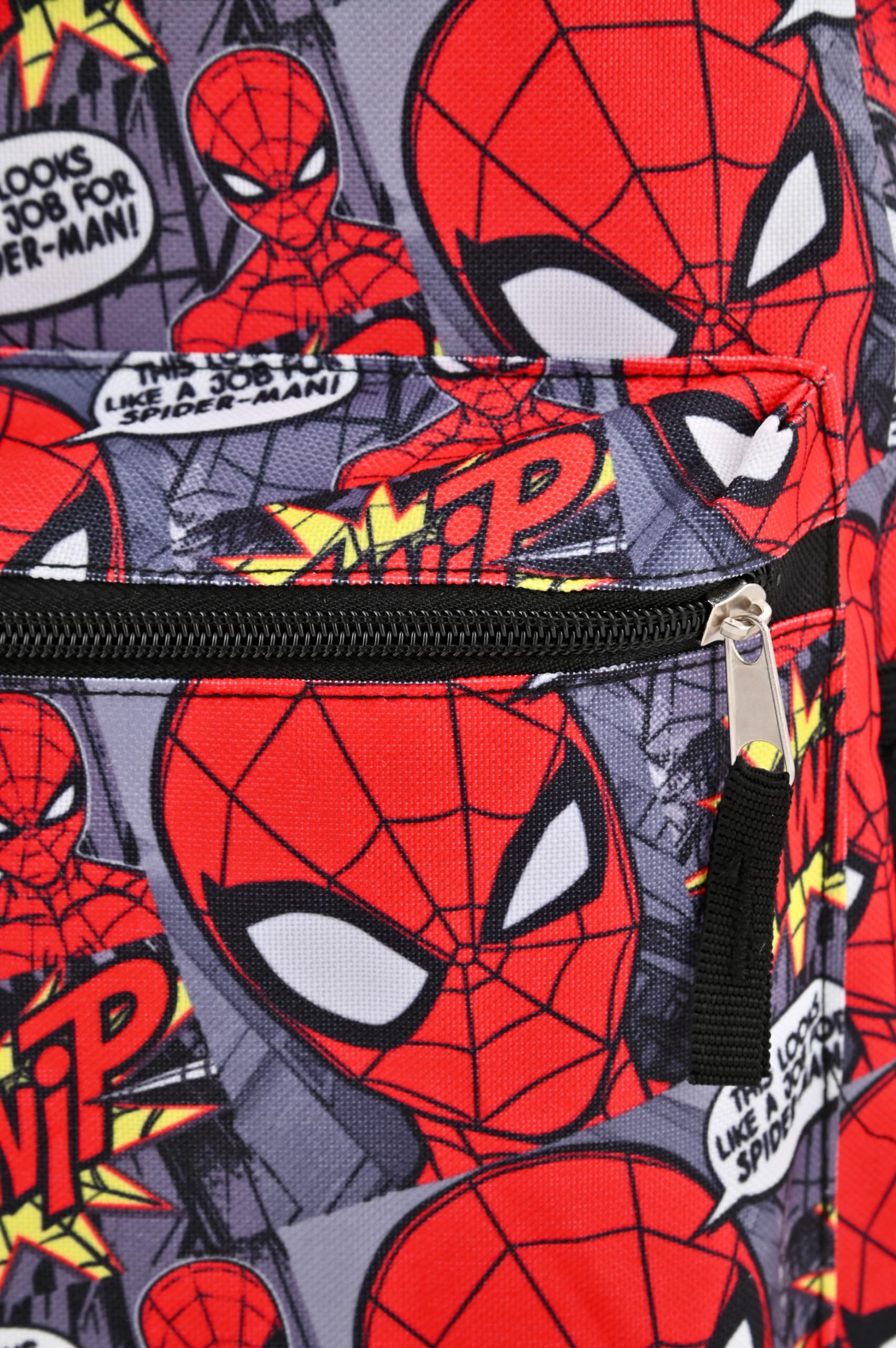 Marvel Spiderman Backpack for School - 16" Small Kids Bookbag Knapsack for Boys, Girls, Toddlers