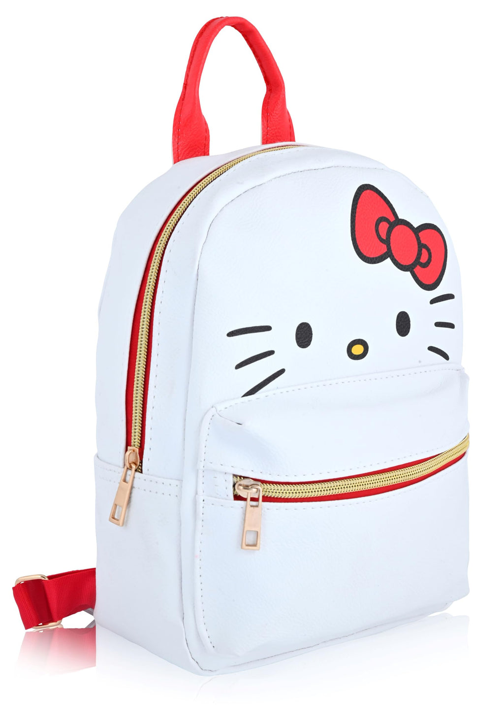 Fast Forward Sanrio Hello Kitty Mini Backpack for Kids & Adults | 10" PU Leather Backpack Purse | Toddler Travel Bag