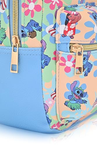 Disney Lilo and Stitch Backpack for Women, Men, Unisex | Cute PU Leather 10" Mini Backpack Purse | Stitch Bag & Accessories