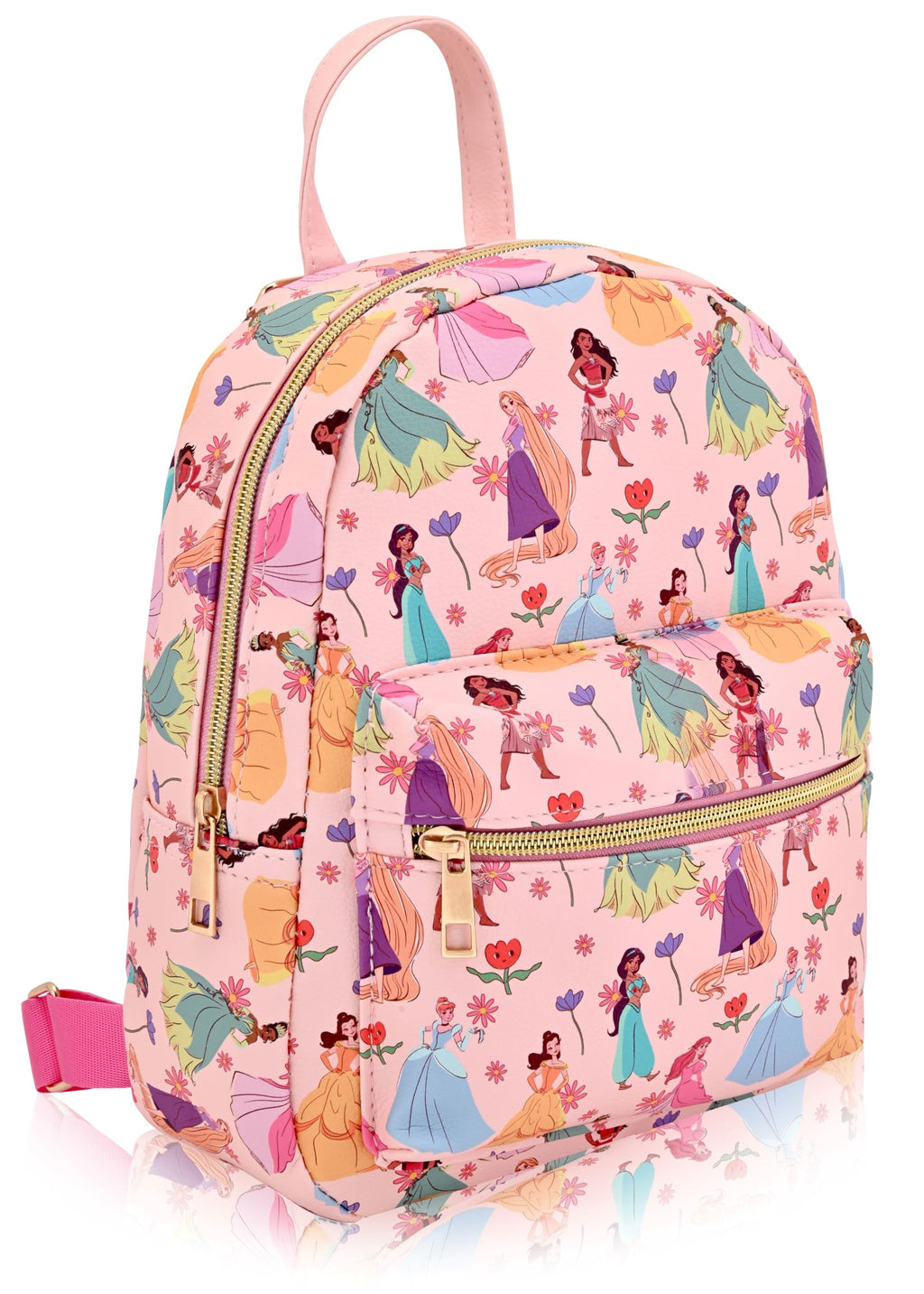 Disney Princess Backpack for Women, Men, Unisex | Cute PU Leather 10" Mini Backpack Purse | Princess Bag & Accessories