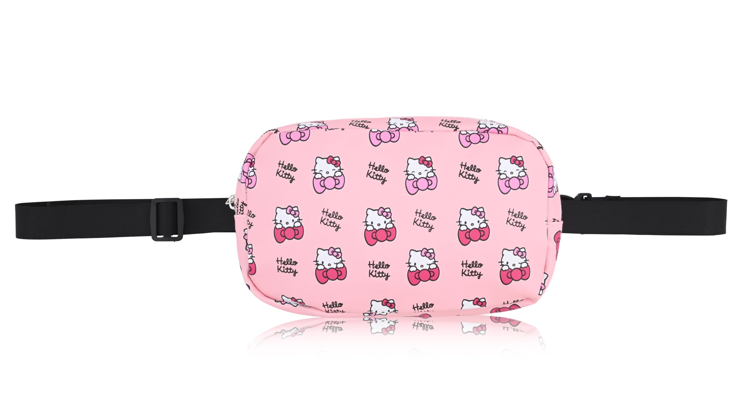 Sanrio Hello Kitty Crossbody Bags for Women | Travel Essentials for Women Fanny Pack Belt Bag with Buckle | Lightweight Travel Accessories Cross Body Bag