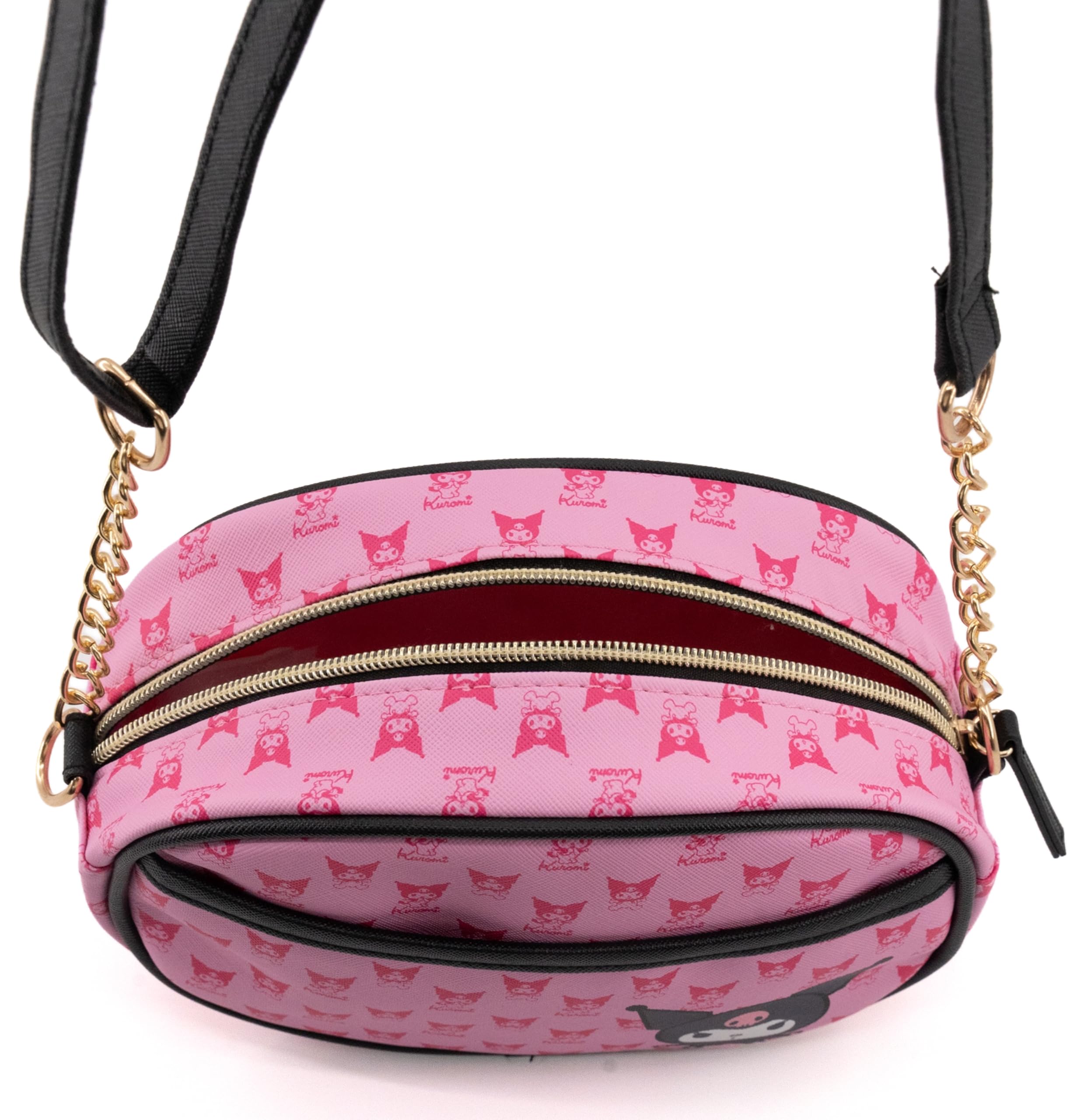 Disney Sanrio Bluey Purse Crossbody Handbag for Women | Metallic Vinyl Women's Shoulder Handbag