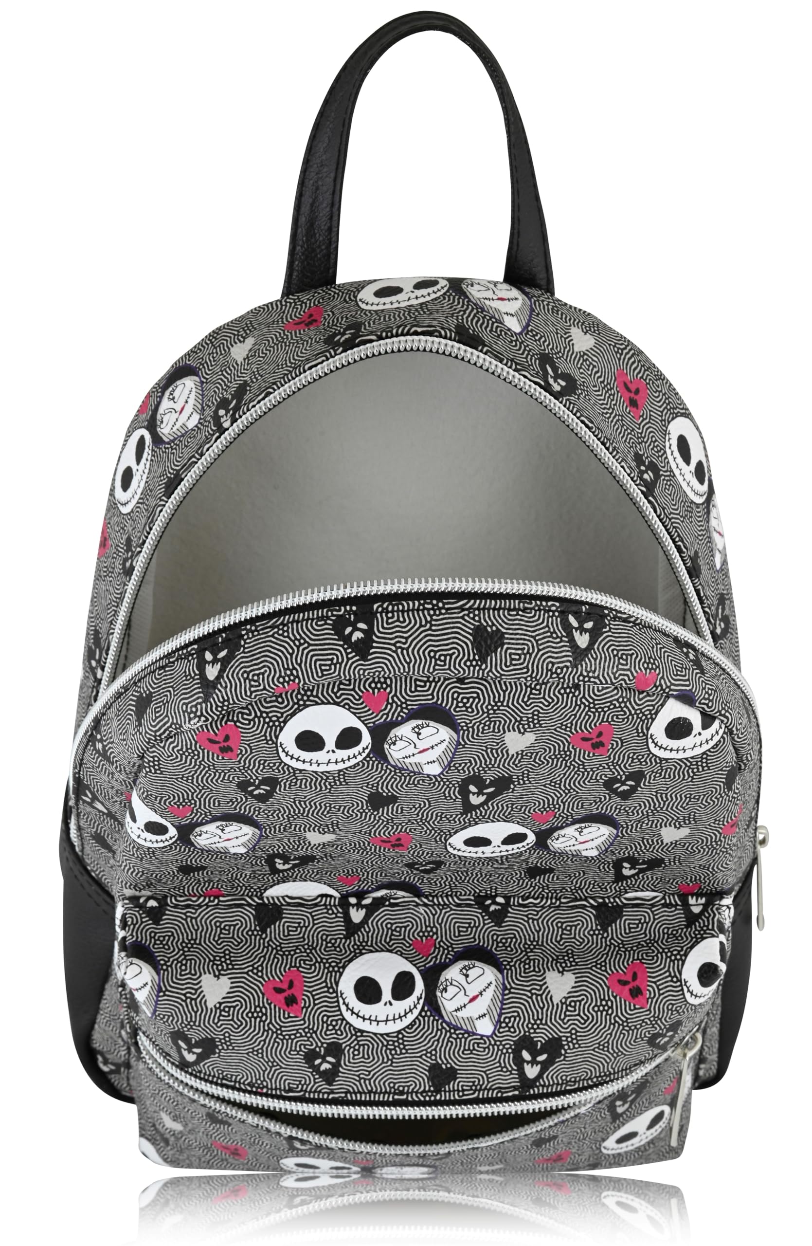 Disney Nightmare Before Christmas Backpack for Men, Women, Unisex | Cute PU Leather 10" Jack Skellington Mini Backpack Purse