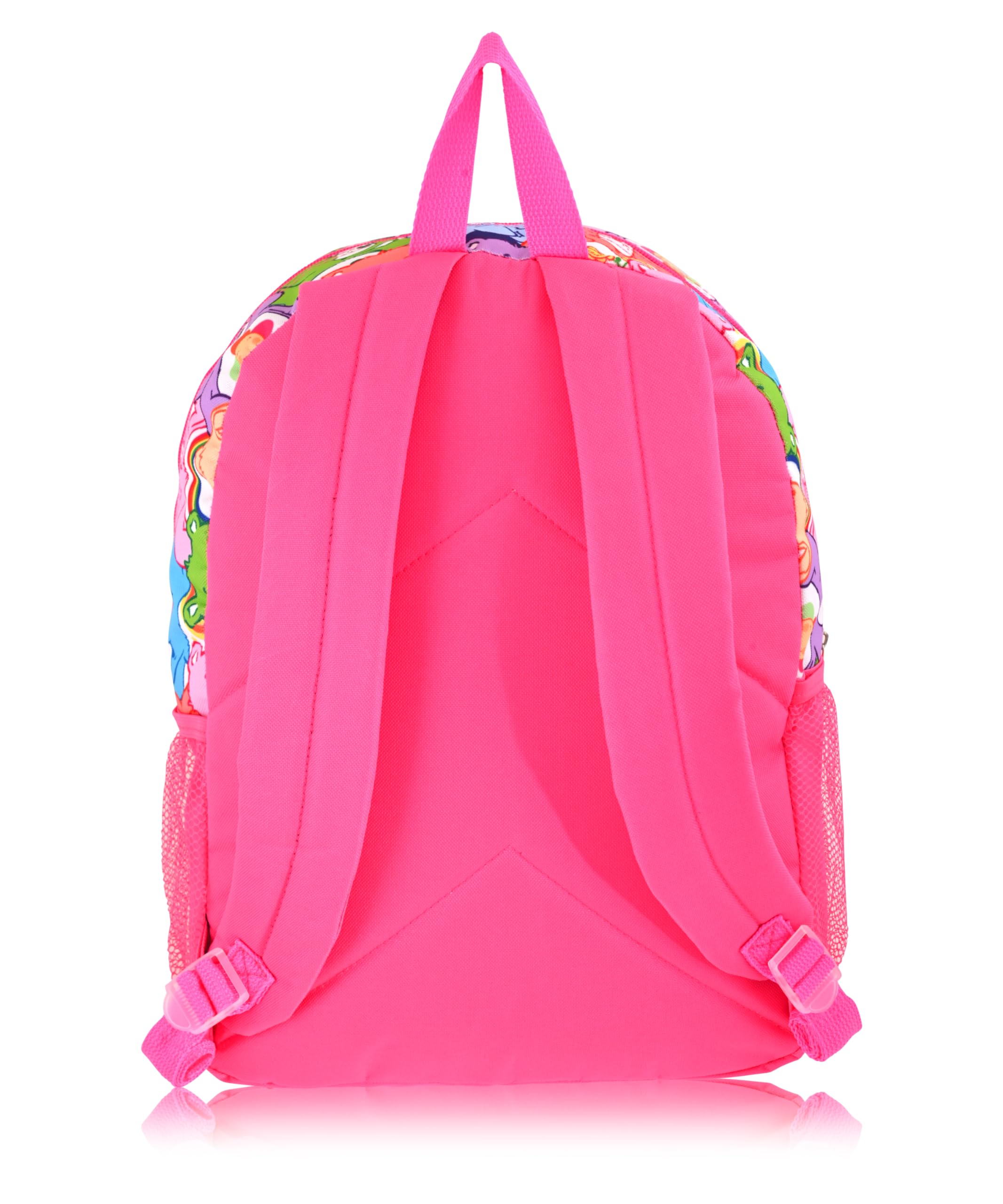 Fast Forward Care Bears Backpack for School - 16" Small Kids Bookbag Knapsack for Girls, Boys, Toddlers (Multicolor All Over Print)