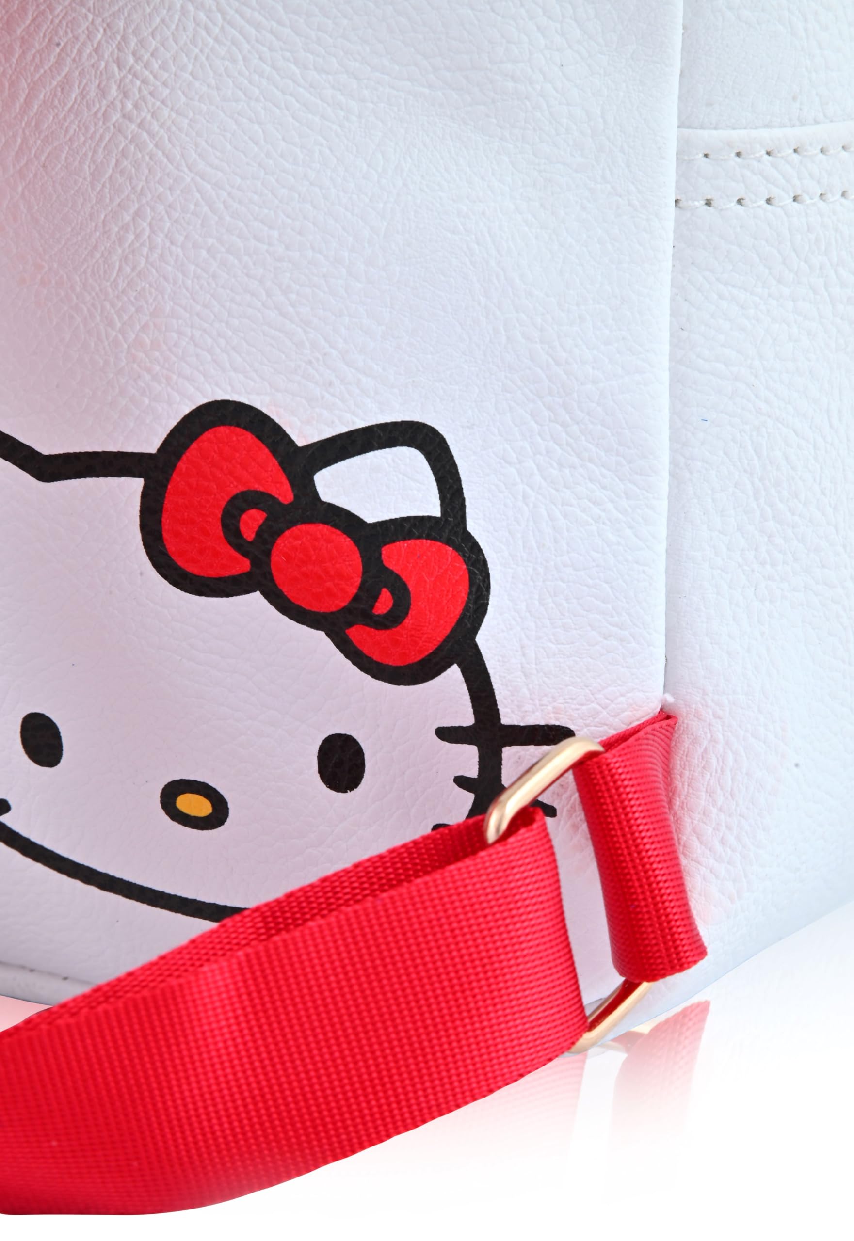 Fast Forward Sanrio Hello Kitty Mini Backpack for Kids & Adults | 10" PU Leather Backpack Purse | Toddler Travel Bag