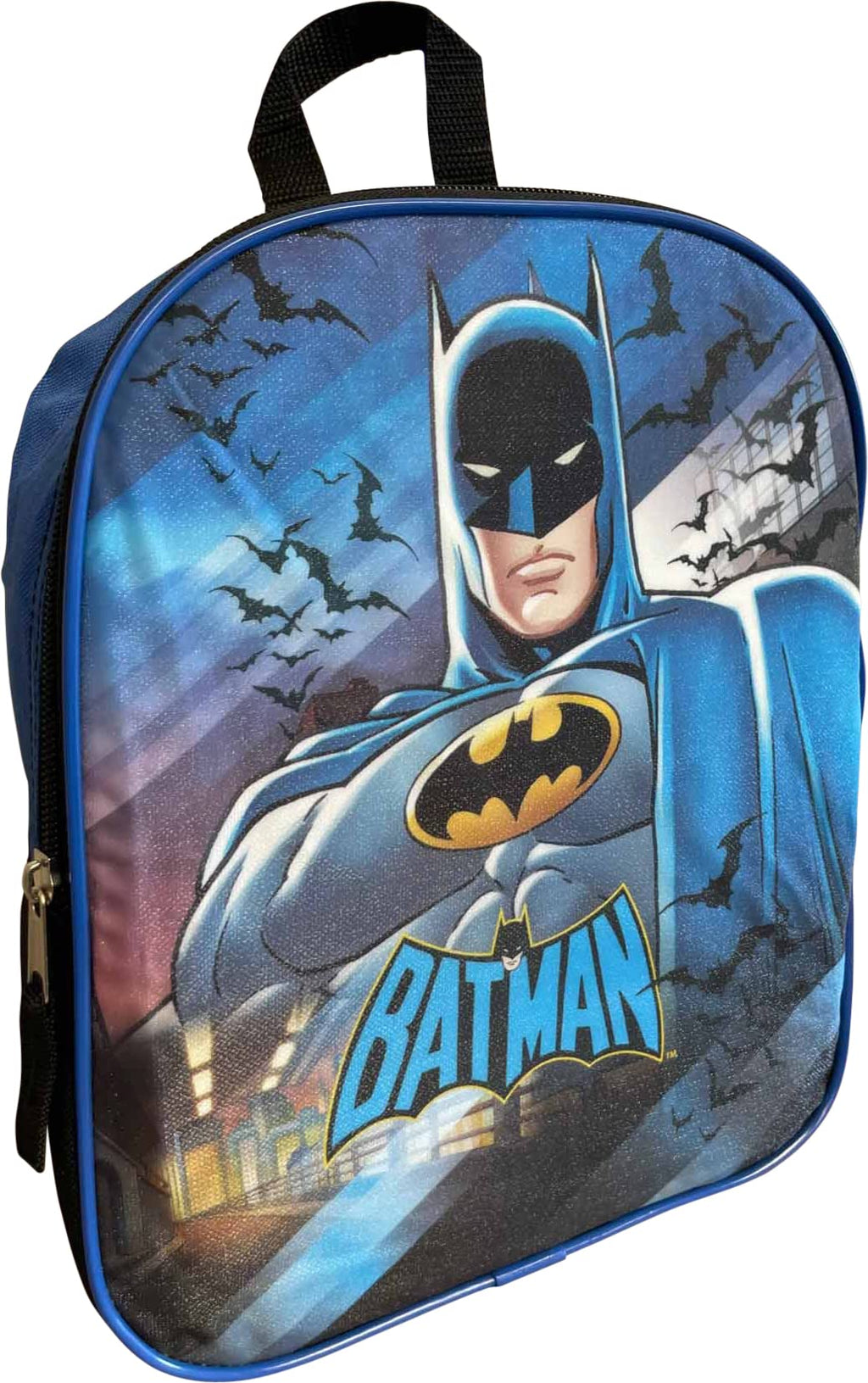 Fast Forward Batman 11" Mini Backpack (Black-Blue)