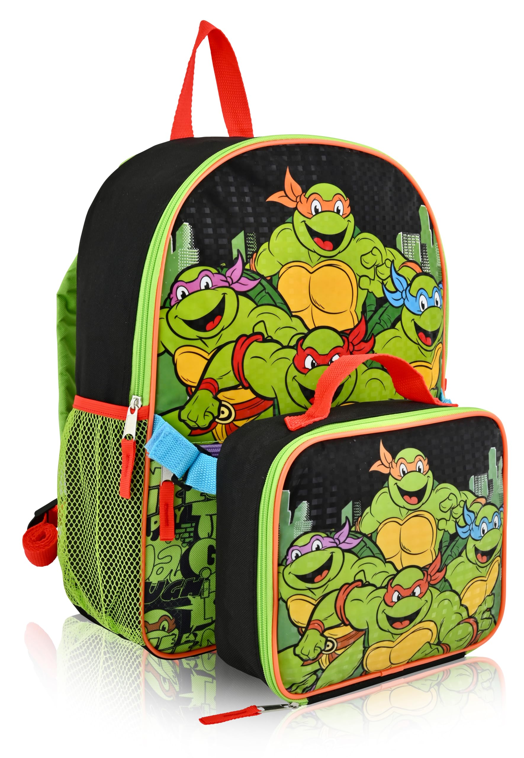 Disney Backpack for School and Lunch Box for Kids | Kids Knapsack and Insulated Lunch Bag Lunch Box for Girls, Boys, Toddlers