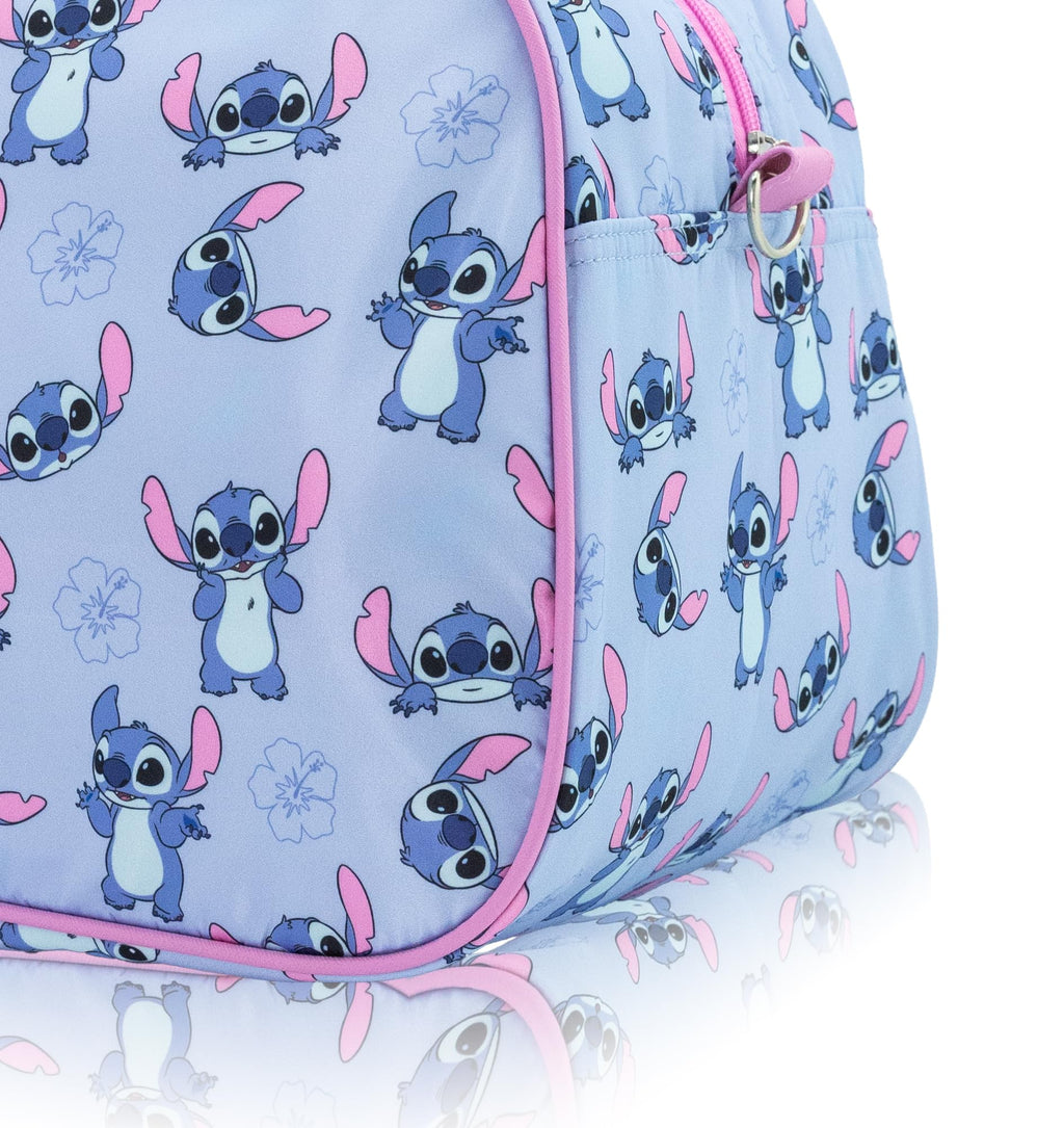 Stitch, Hello Kitty, Bluey or Spiderman Overnighter 10" Duffle Bag for Kids | Lightweight Travel Weekender Duffel for Girls and Women | Ages 3+