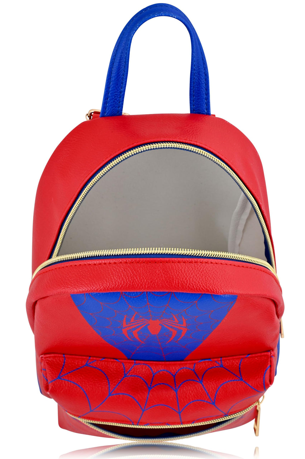 Marvel Spiderman Backpack for Men, Women, Unisex | Cute PU Leather 10" Mini Backpack Purse | Spiderman Bag & Accessories