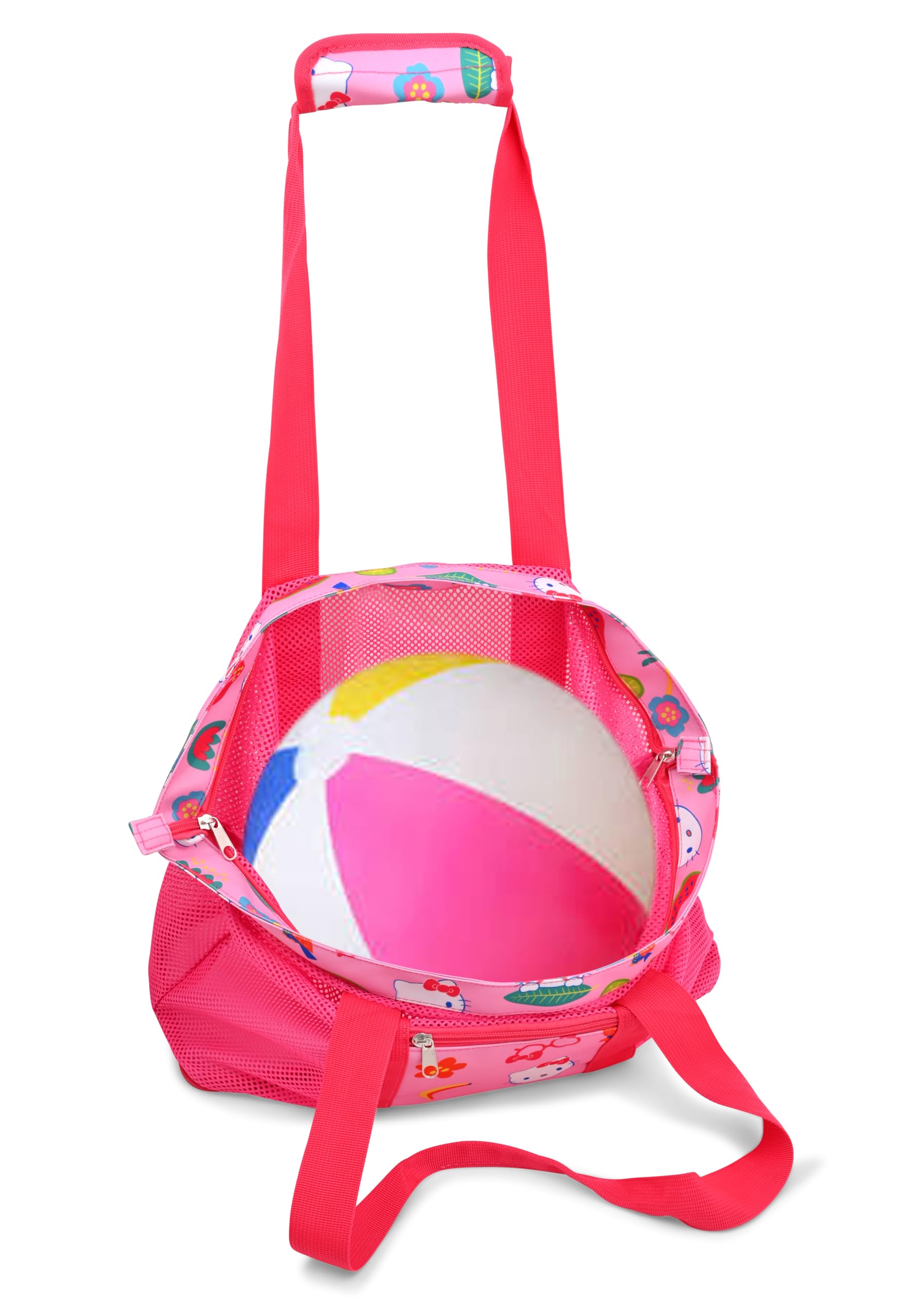 Fast Forward Hello Kitty, Stitch or Minnie Mouse Beach Bag Tote Bag For Women | Beach Tote Travel Bag for Adults